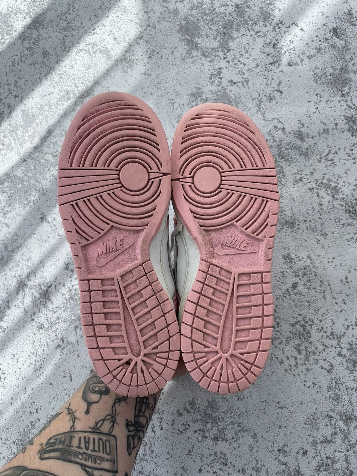 Nike × Vintage Vintage Nike Dunk 2005 Pink Leather Shoes Size US 7.5 / IT 37.5 - 6 Thumbnail