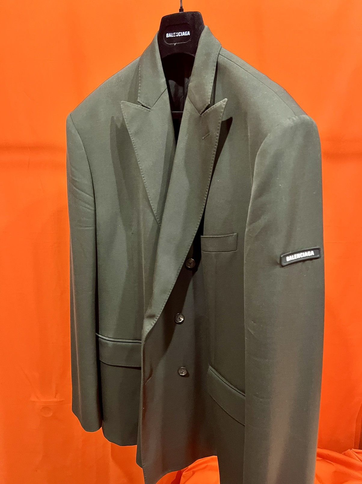Balenciaga DEMNA hybrid double blazer in dark green size 48 Size 48L - 2 Thumbnail