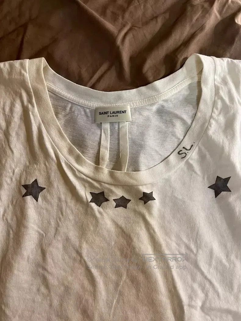 Yves Saint Laurent YSL Star Print Short Sleeve Top. Size US M / EU 48-50 / 2 - 2 Thumbnail