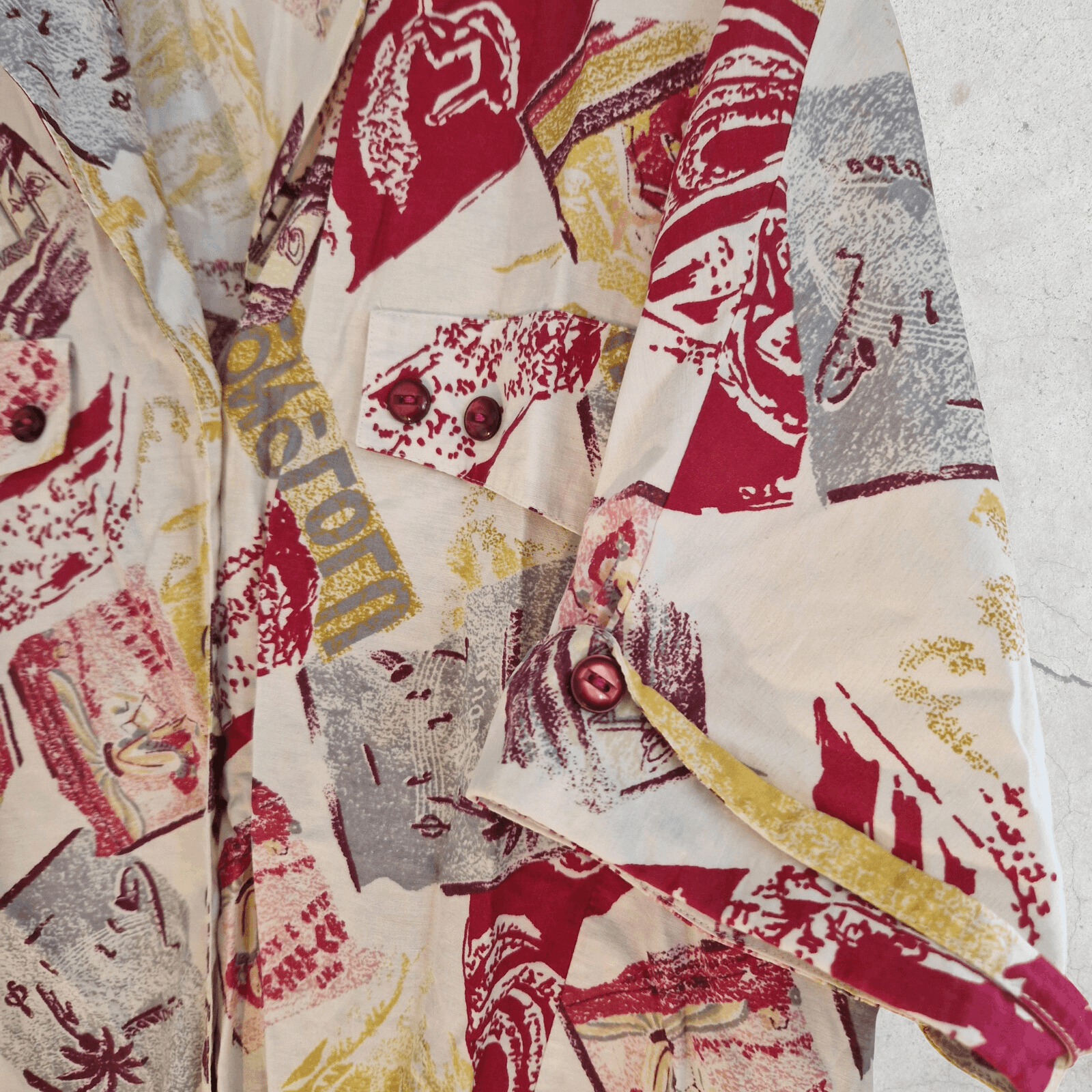 Vintage GODLEN GATE Vintage Hawaiian Button Up Shirt 90s Size US M / EU 48-50 / 2 - 4 Thumbnail