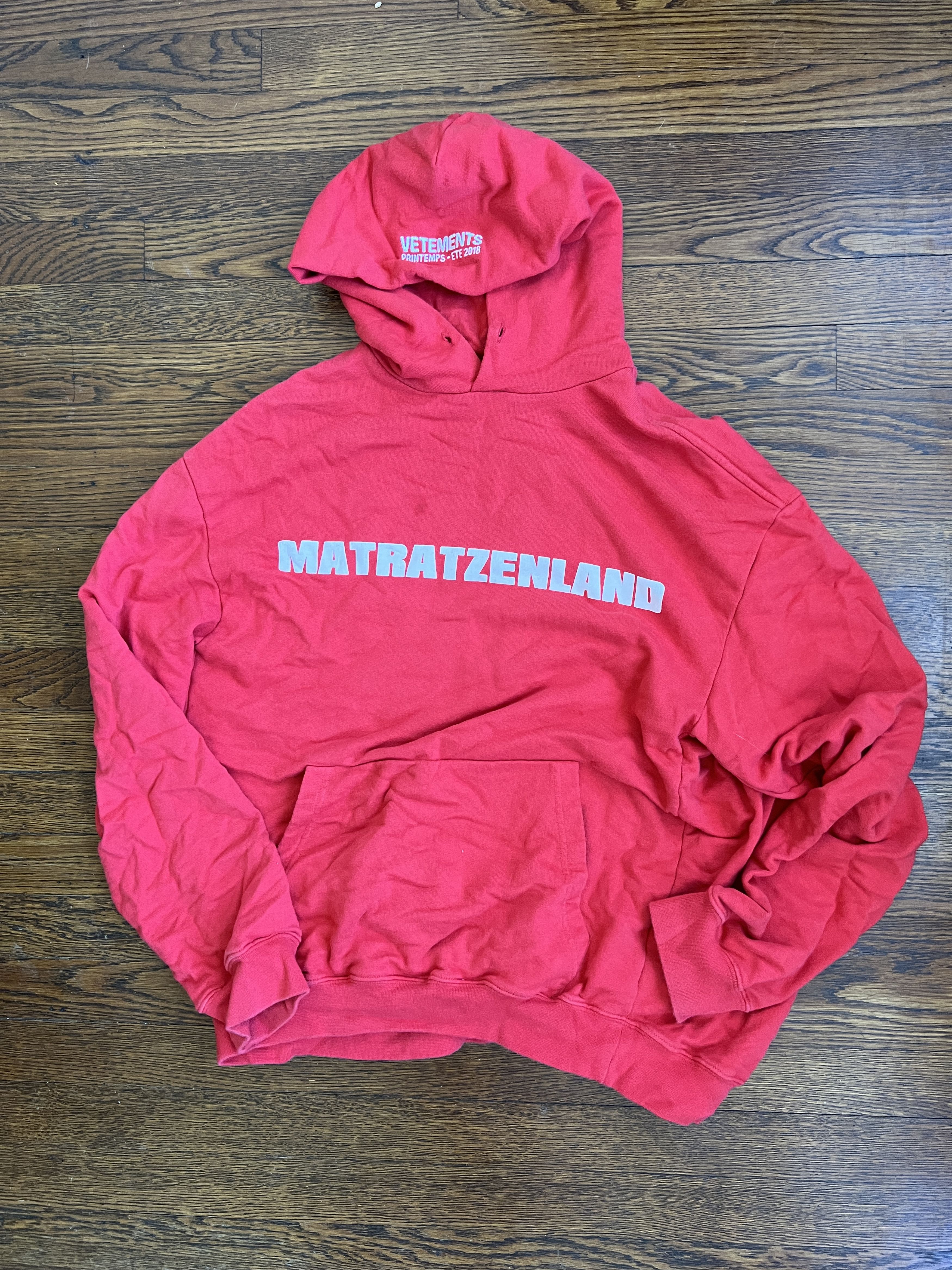 VETEMENTS 18AW フーディー Vetements Vetements FW18 Metal Tour Hoodie | Grailed