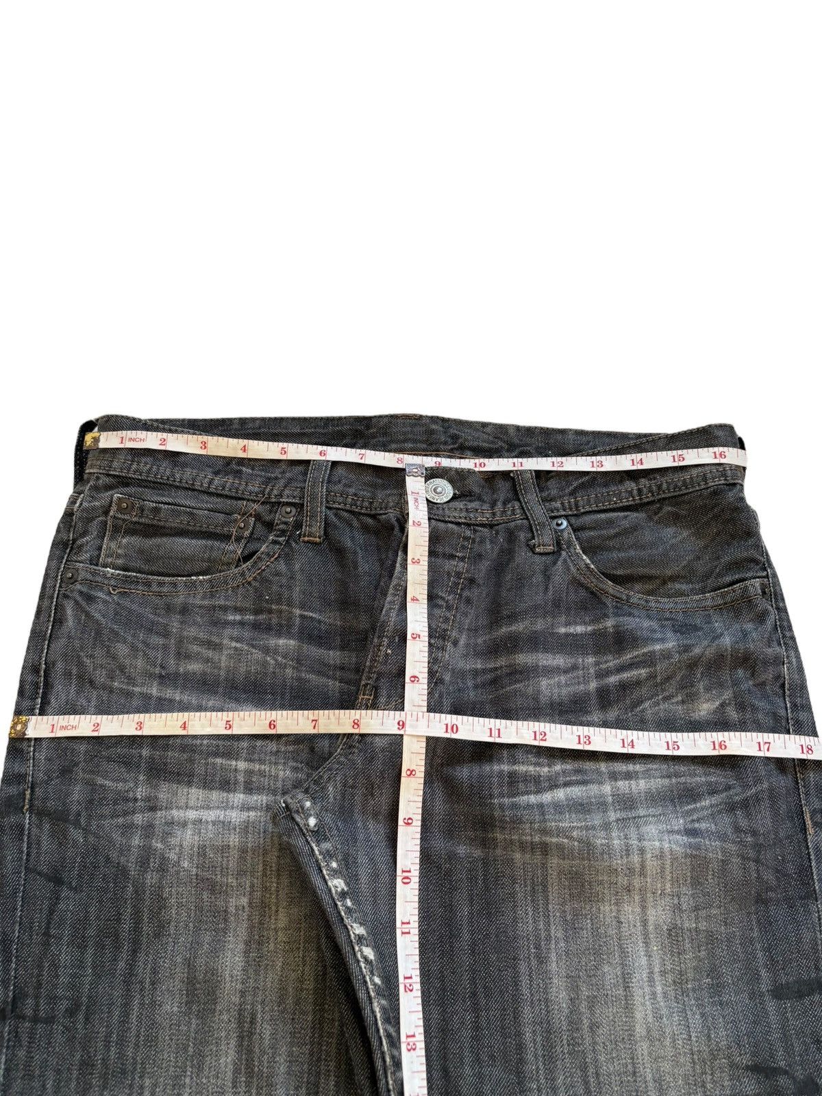 Japanese Brand × Number (N)ine Vintage Edge Rupert Button Fly Faded Wash Loose Jeans Size US 33 - 12 Thumbnail