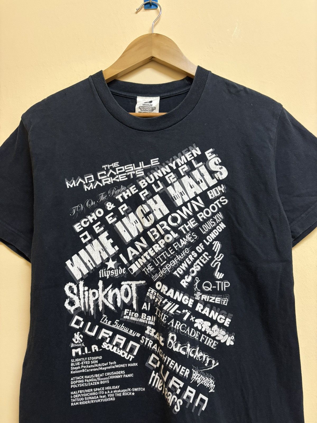 Band Tees Vintage Summer Sonic Band Oasis Nine Inch Nails Slipknot Size US M / EU 48-50 / 2 - 3 Thumbnail