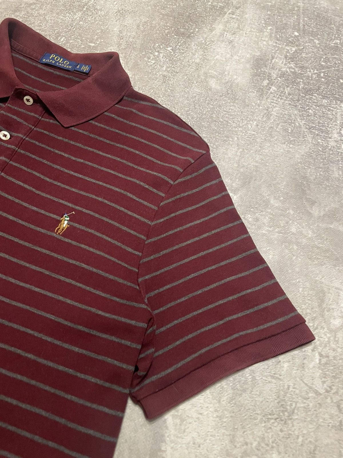 Polo Ralph Lauren Vintage Polo Ralph Lauren Striped Polo Shirt Y2K Size L Size US L / EU 52-54 / 3 - 5 Thumbnail