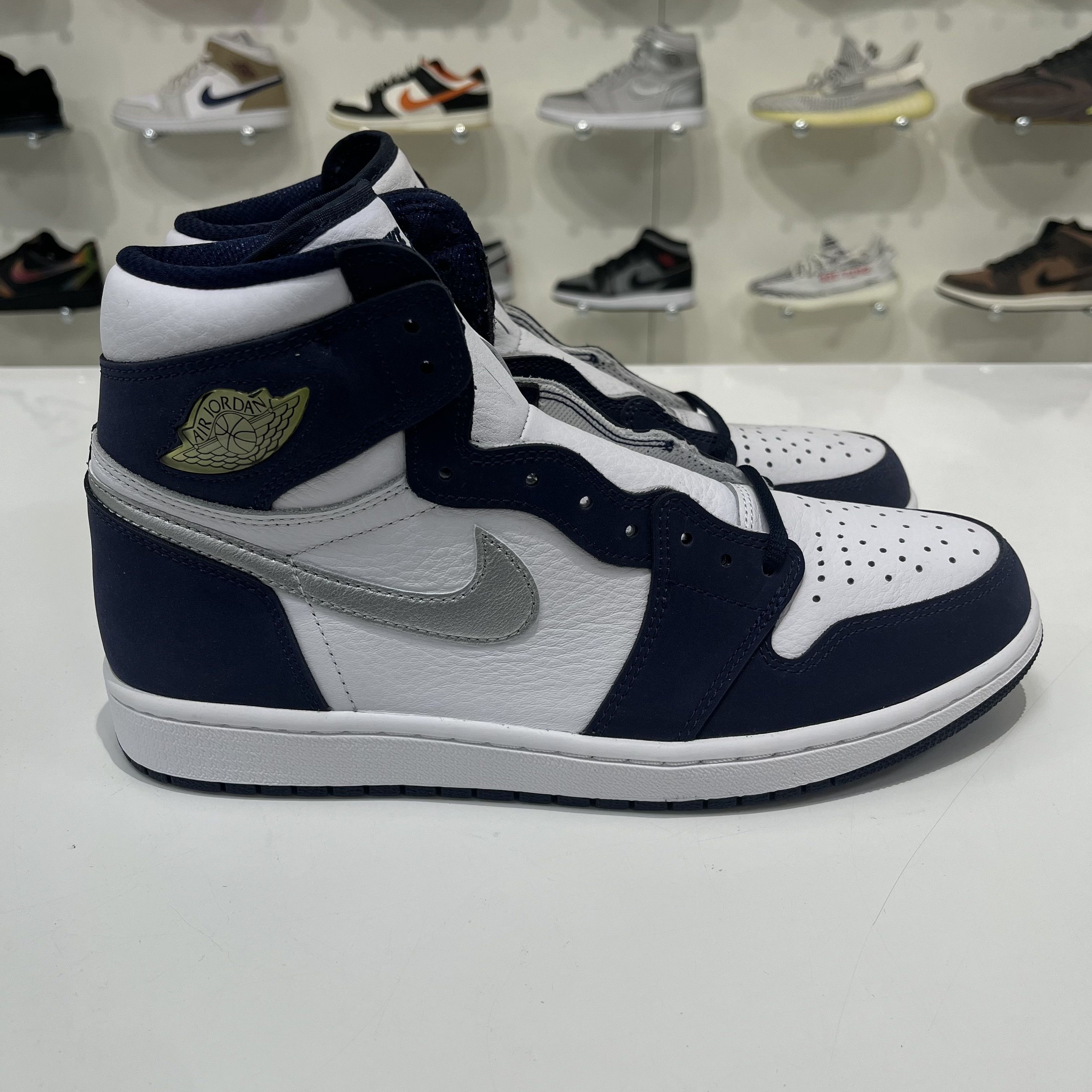Nike Air Jordan 1 Retro High COJP Midnight Navy 2020 Size US 10 / EU 43 - 4 Thumbnail