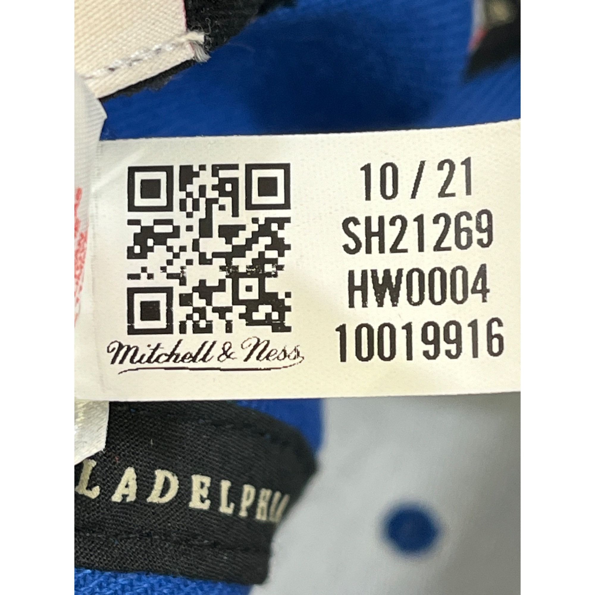 Mitchell & Ness Mitchell & Ness Unisex Blue Philadelphia 76ers Original Fit Size ONE SIZE - 9 Thumbnail