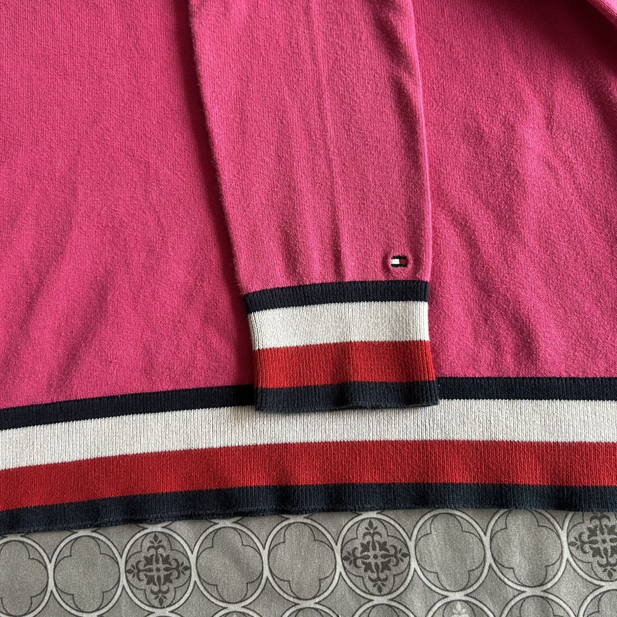 Tommy Hilfiger Tommy Hilfigher Sweatshirt Pima Cotton Pink Size S / US 4 / IT 40 - 11 Thumbnail