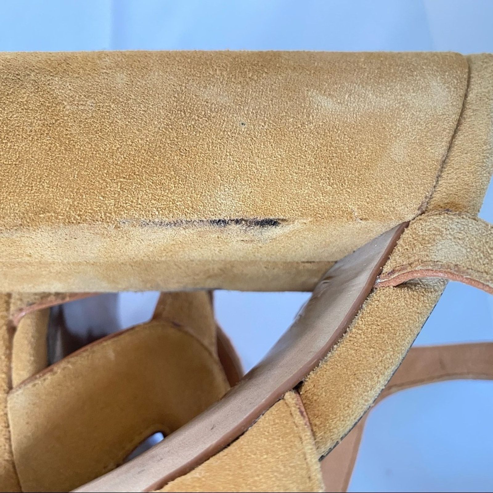 Other Zodiac Suede Buckle Strap Platform Sandal Size US 10 / IT 40 - 5 Thumbnail