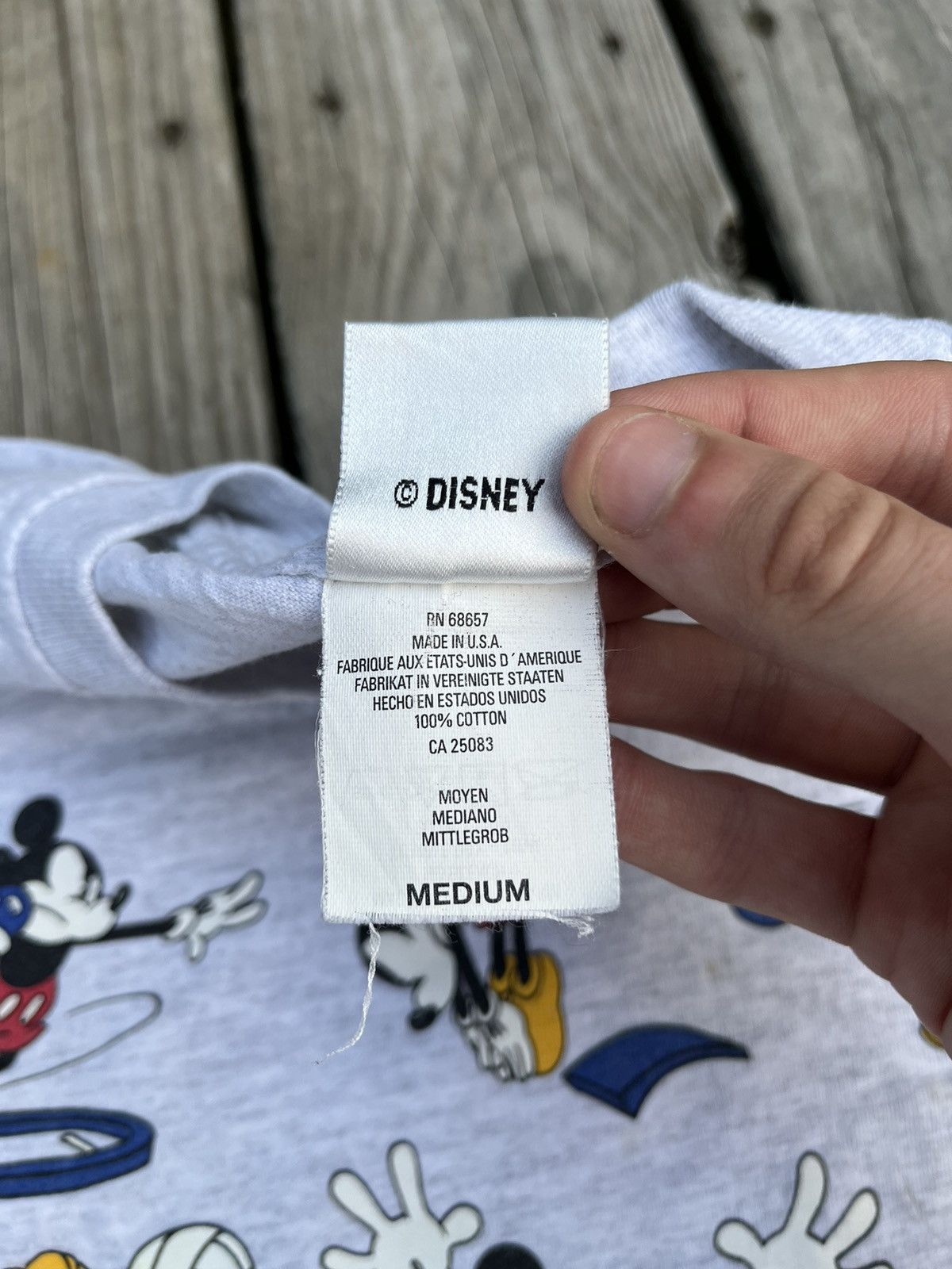 Disney Vintage 90s Disney Mickey Mouse Sports Olympics Graphic Tee Size US M / EU 48-50 / 2 - 5 Thumbnail