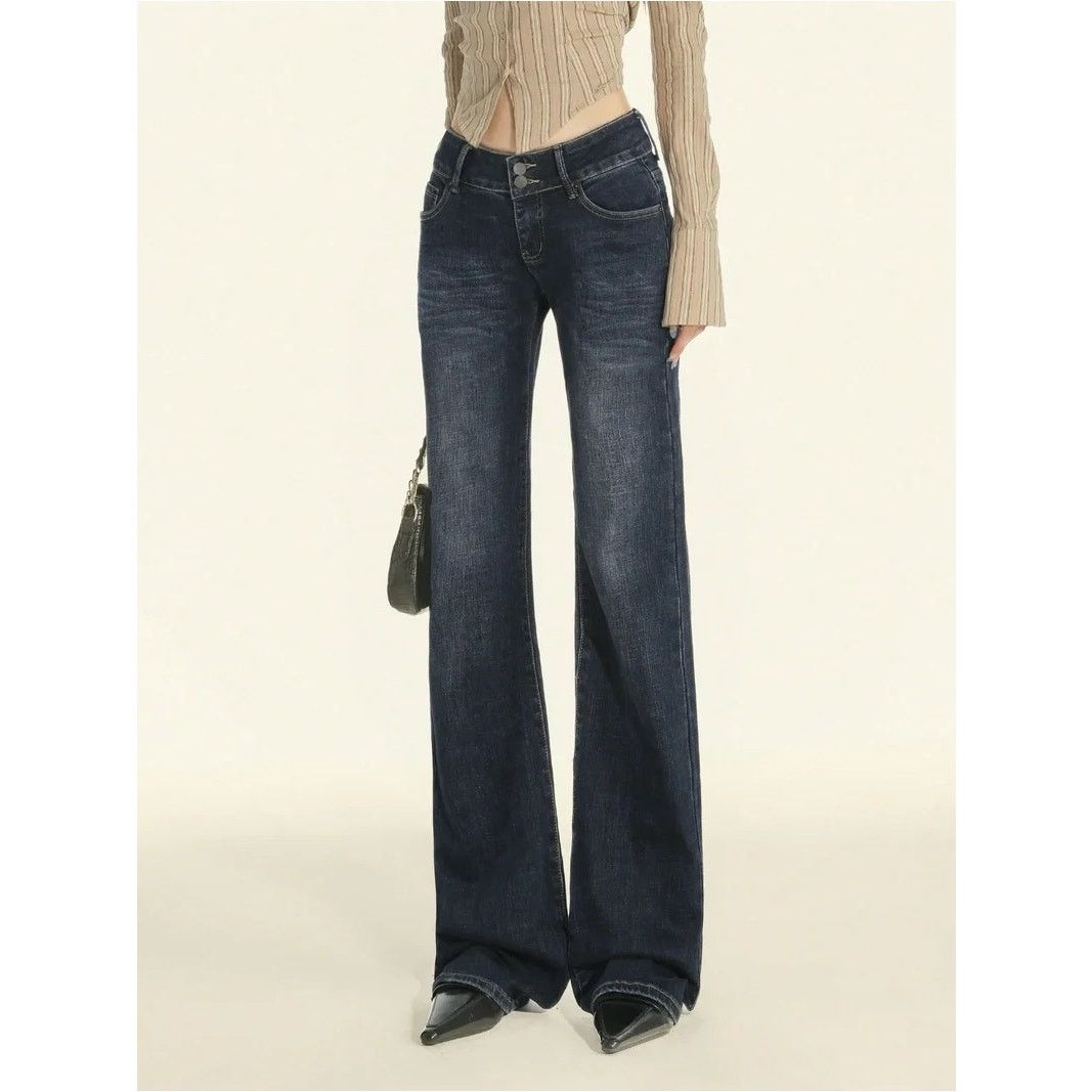 The Unbranded Brand EMMIOL Stretchy Denim Pants Blue Large Size 32" / US 10 / IT 46 - 4 Thumbnail