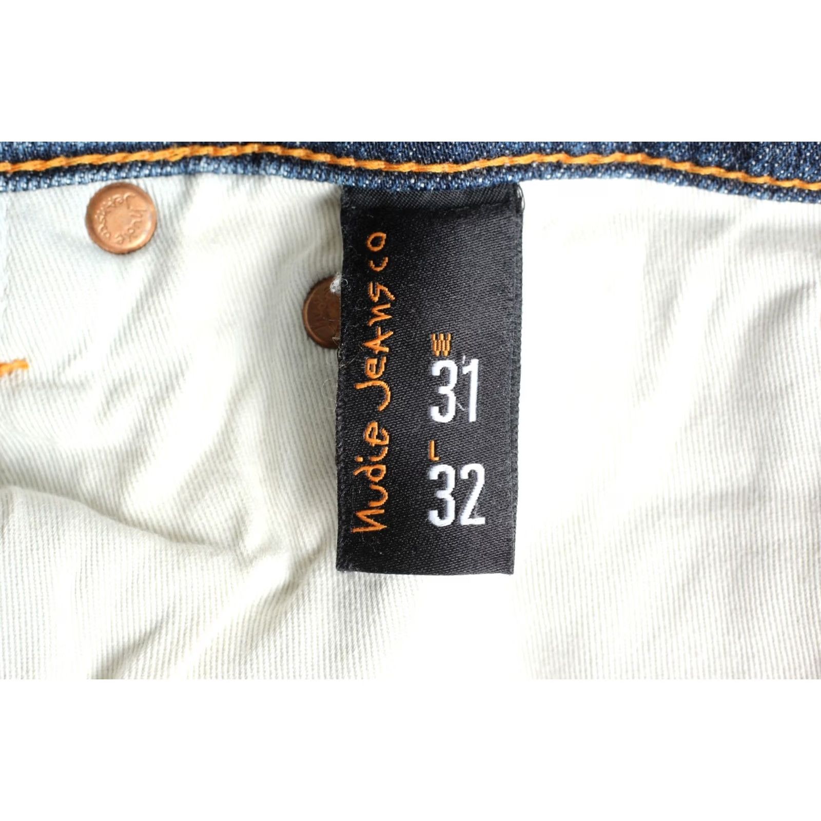 Nudie Jeans NUDIE JEANS DUDE DAN Jeans Men Size W31 L32 Slim Fit Stretch Dark Fuzz DZ7543 Size US 31 - 7 Thumbnail