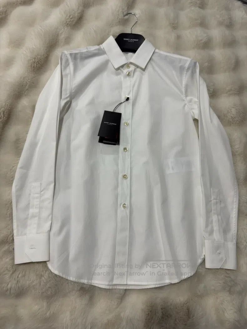 Saint Laurent Paris Saint Laurent Paris Pure White Shirt Size XS / US 0-2 / IT 36-38 - 1 Thumbnail