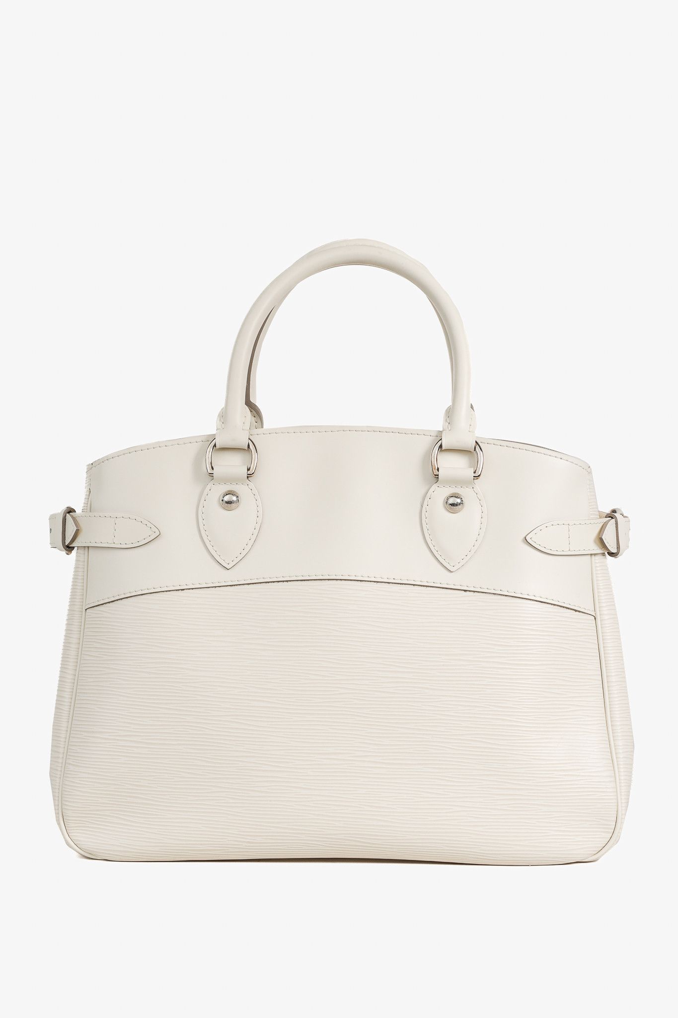 Louis Vuitton Louis Vuitton Passy PM White Epi Leather Tote Bag Size ONE SIZE - 4 Thumbnail