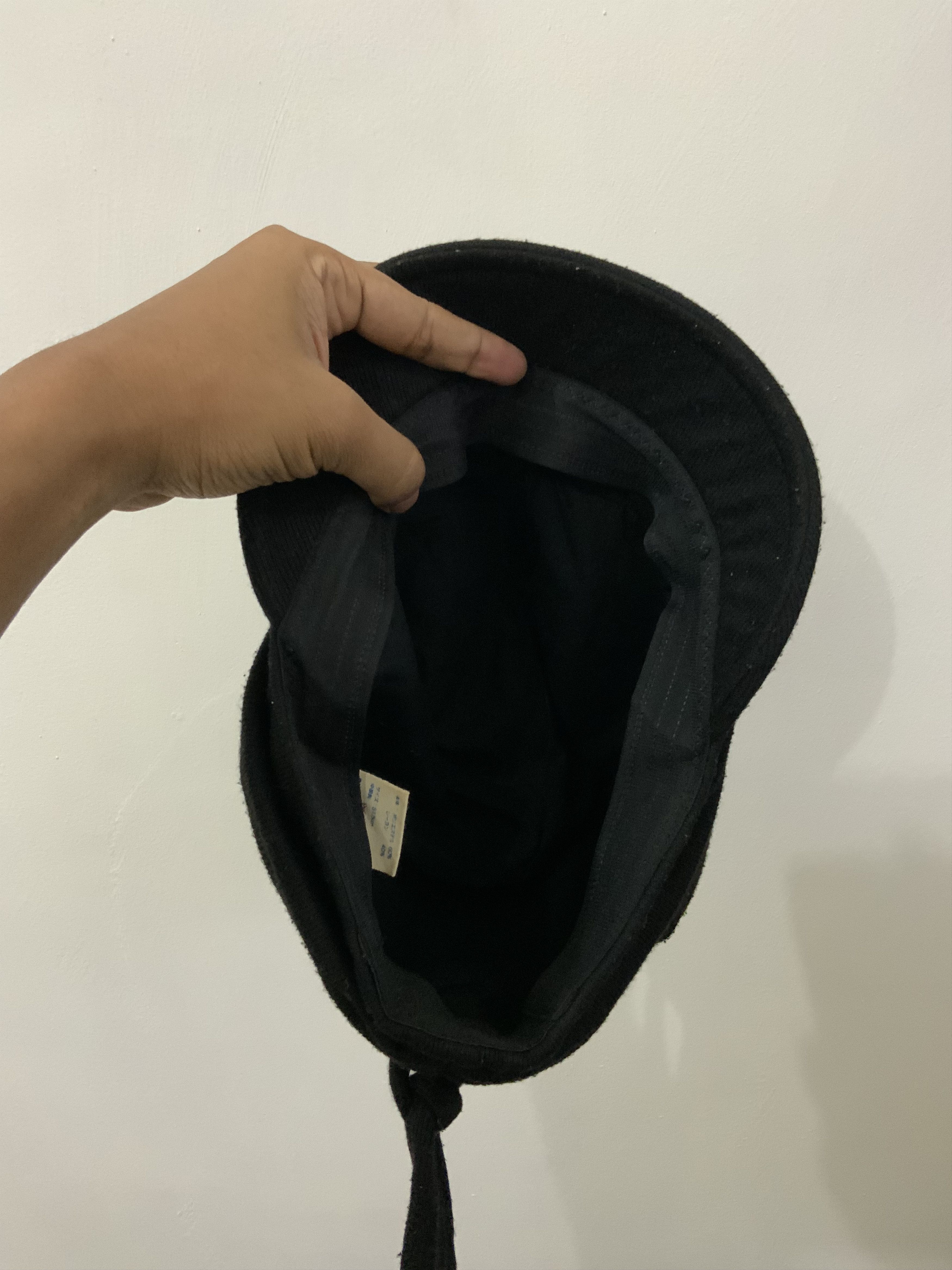 Vintage Vintage Black Retro Hat Size ONE SIZE - 7 Thumbnail