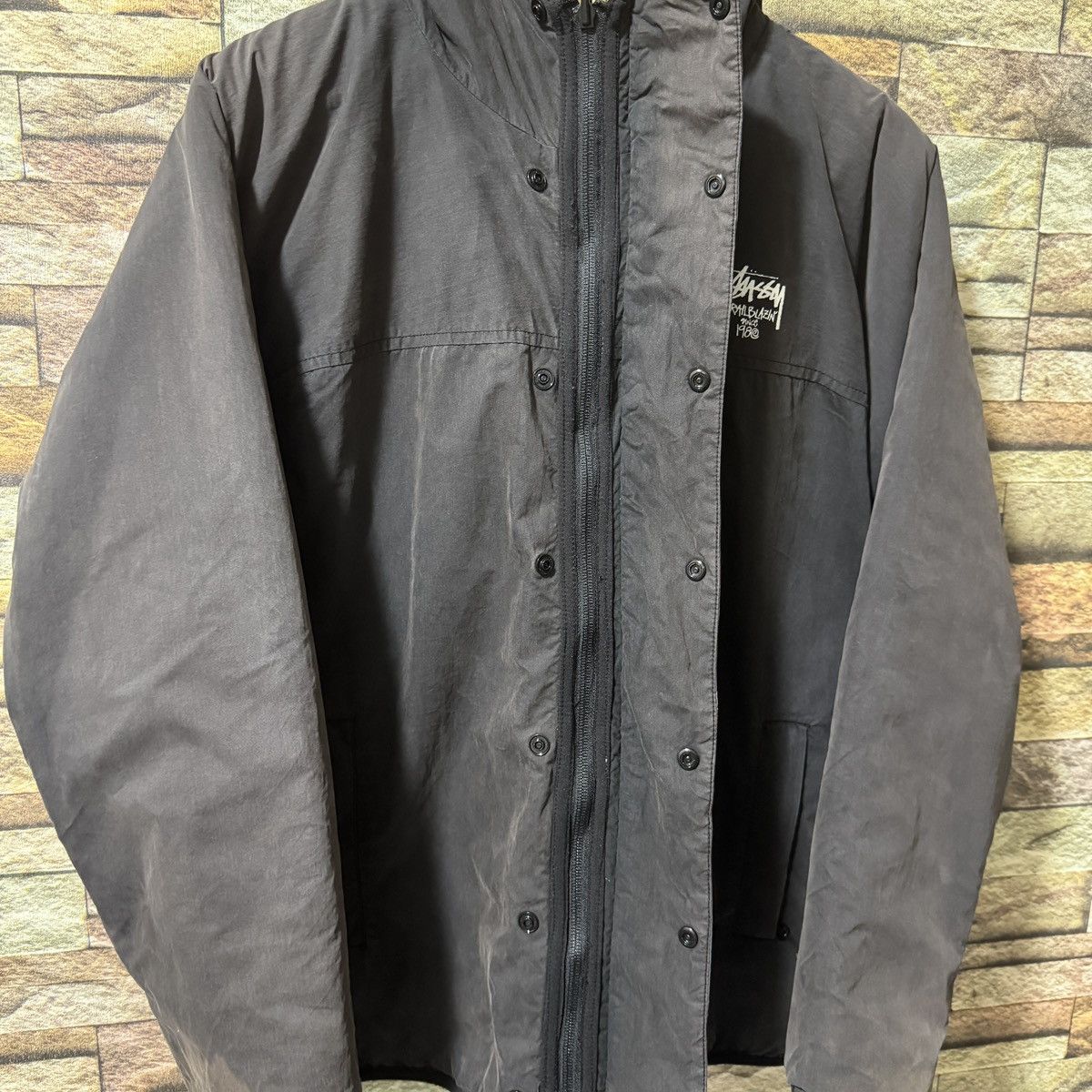 Stussy × Vintage Vintage Stussy Reversible Fleece Jacket Size US L / EU 52-54 / 3 - 4 Thumbnail