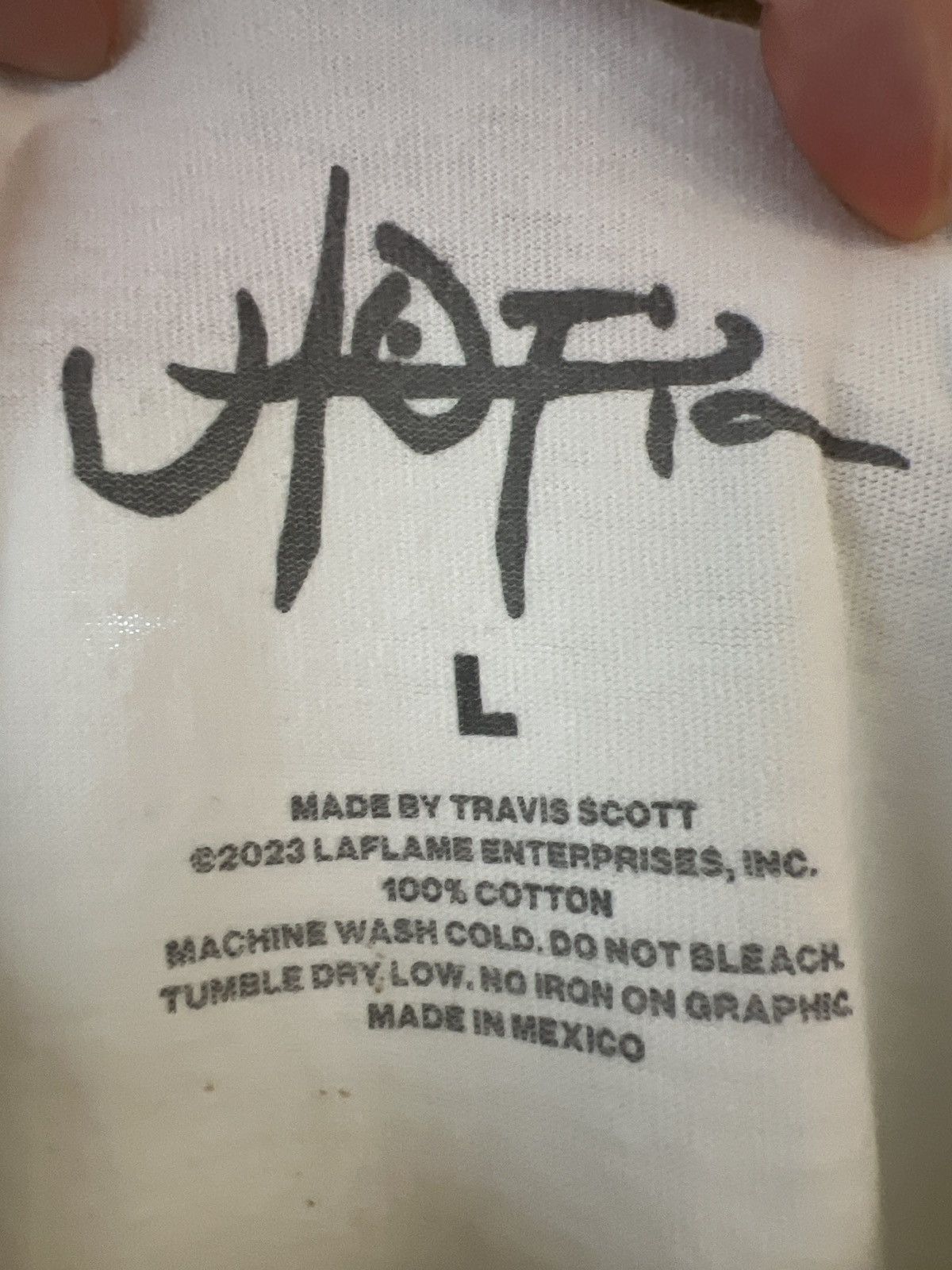 Travis Scott Travis Scott utopia tee Size US L / EU 52-54 / 3 - 3 Thumbnail