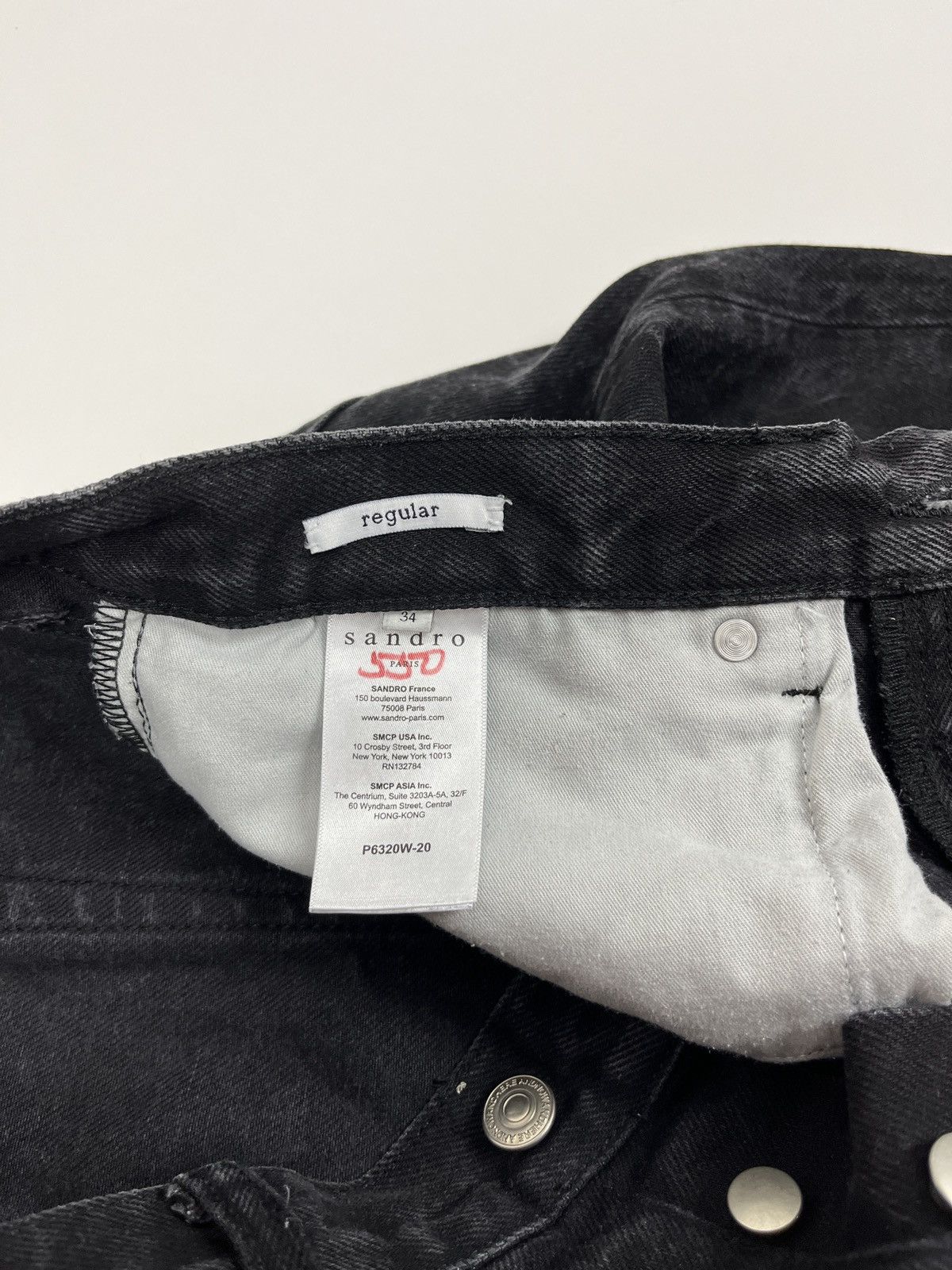 Sandro Sandro Paris Stonewash Denim Size US 34 / EU 50 - 13 Thumbnail