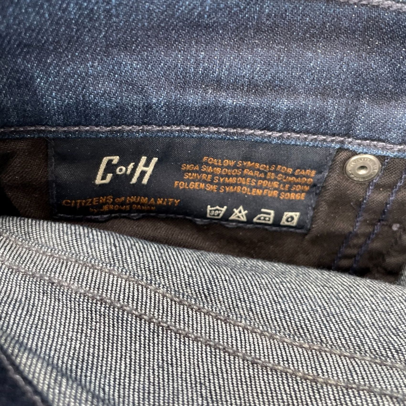 Citizens Of Humanity Citizens of Humanity Jeans Womens 28x30 Blue Emannuelle Slim Bootcut Denim Jeans Ladies 5-Pocket Zip Button Size 28" / US 6 / IT 42 - 4 Thumbnail