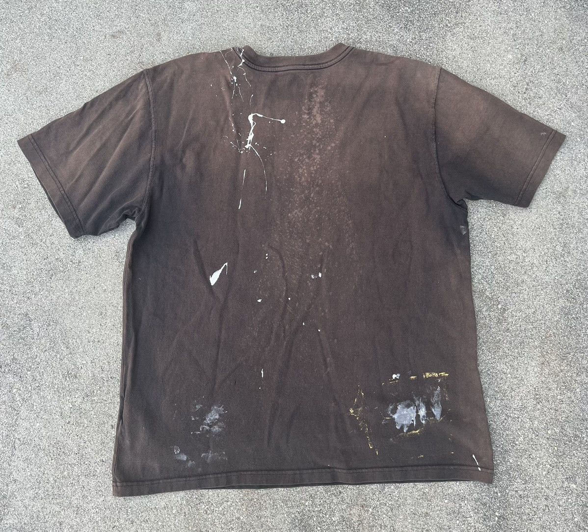 Carhartt Custom Carhartt T-Shirt Sun Fade Thrashed Distressed Pocket Size US L / EU 52-54 / 3 - 2 Thumbnail