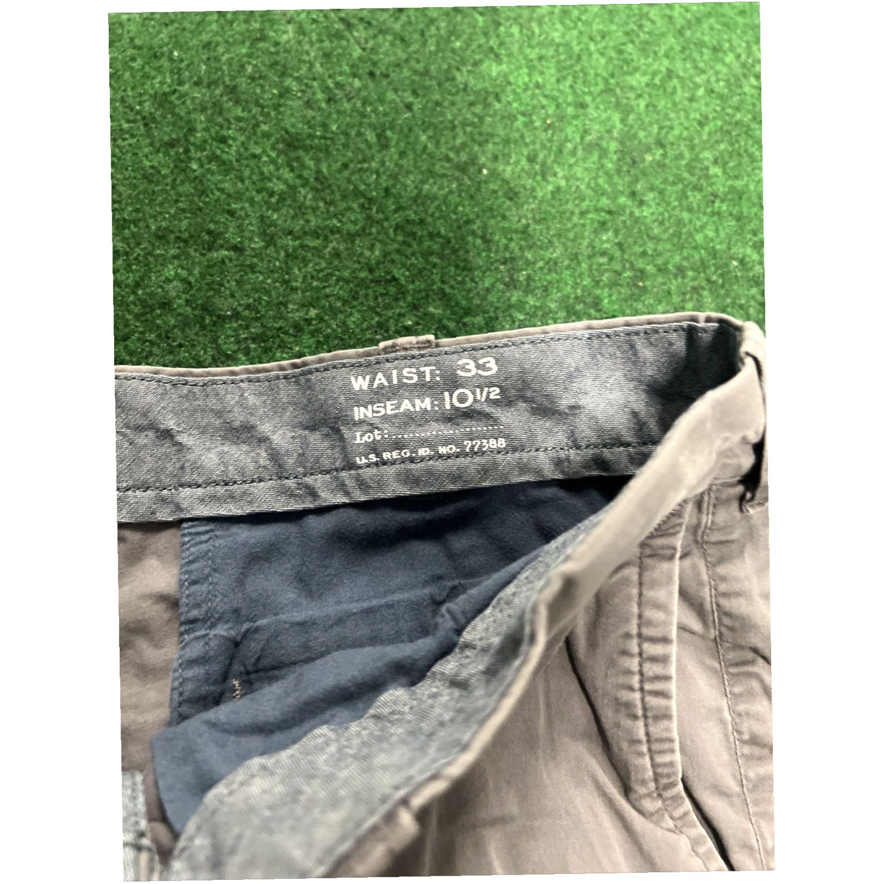 J.Crew J.Crew Shorts Adult 33 Gray Chino Stretch 10.5" Inseam Casual Preppy Mens Size US 33 - 4 Thumbnail