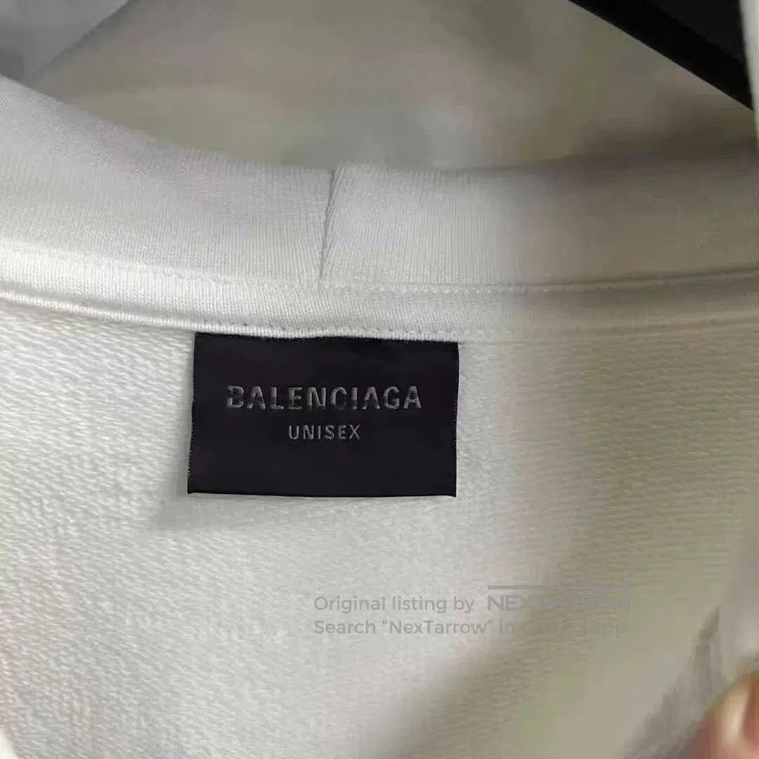 Balenciaga balenciaga hooded sweatshirt with logo print. Size US XXS / EU 40 - 2 Thumbnail
