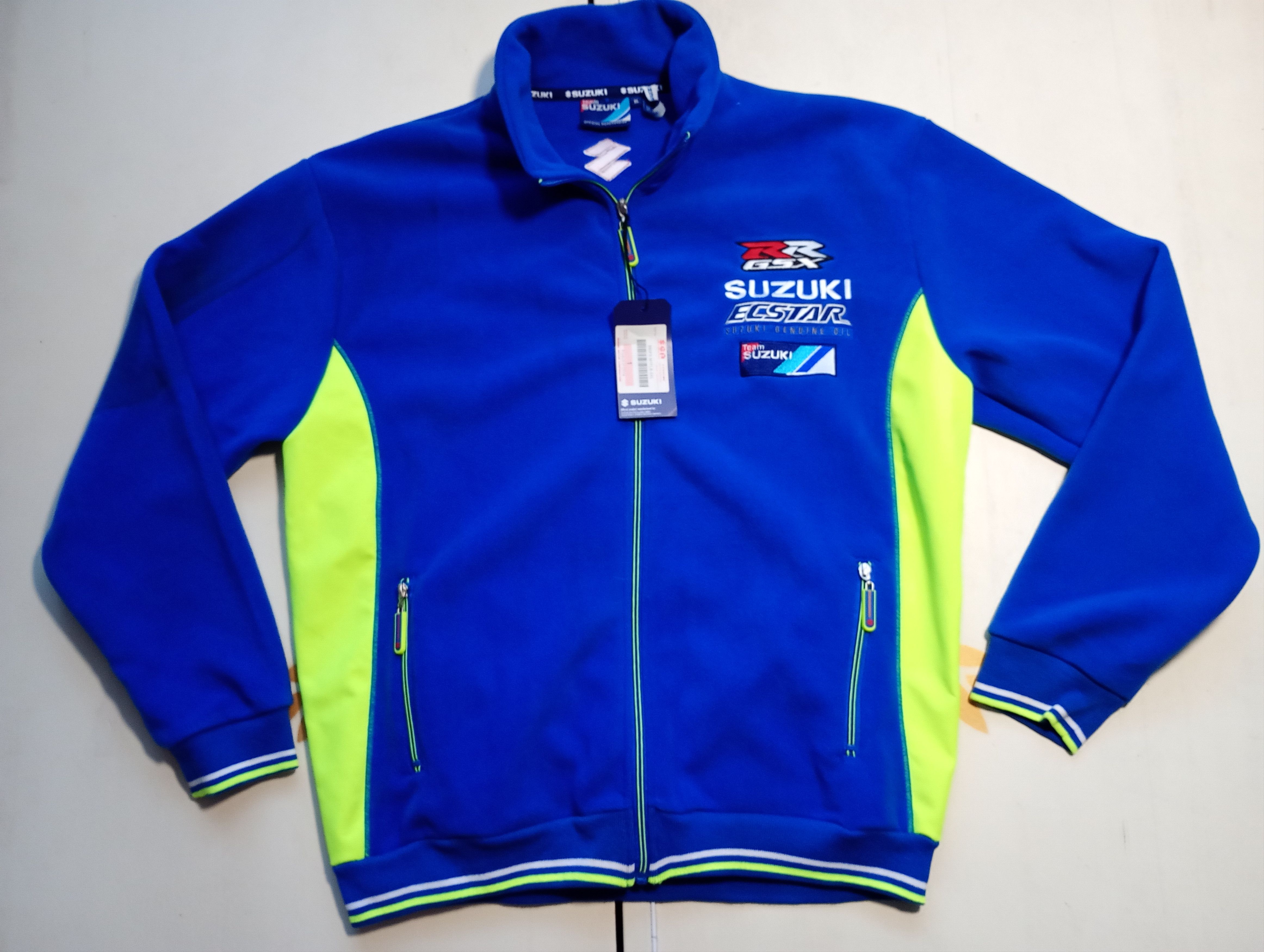 Other Suzuki Team Clinton Enterprises Fleece Jacket Vintage Size US XL / EU 56 / 4 - 1 Thumbnail