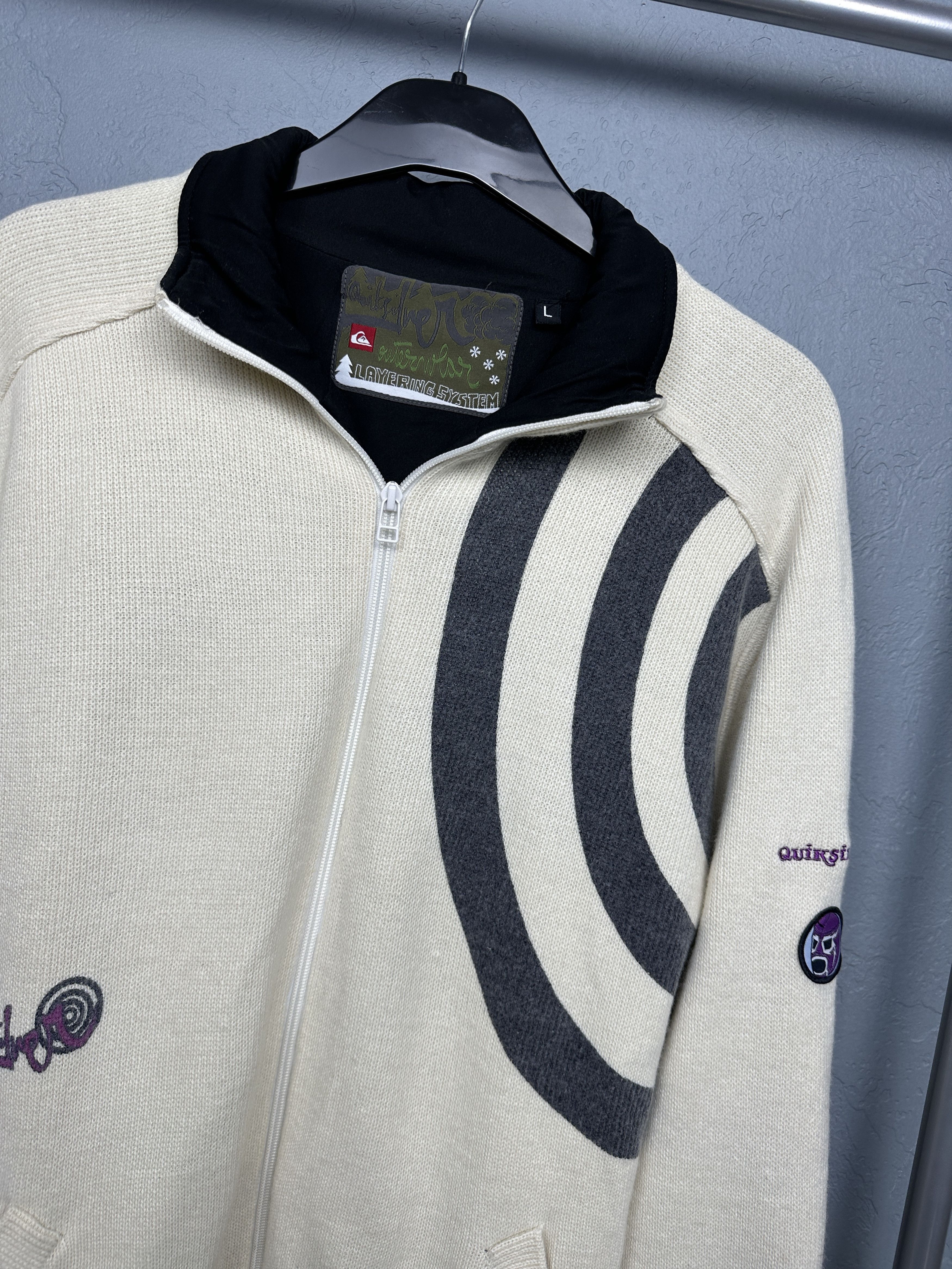 Quiksilver Quiksilver Luchador Vintage Mens Wool Windstopper Jacket Size US L / EU 52-54 / 3 - 2 Thumbnail