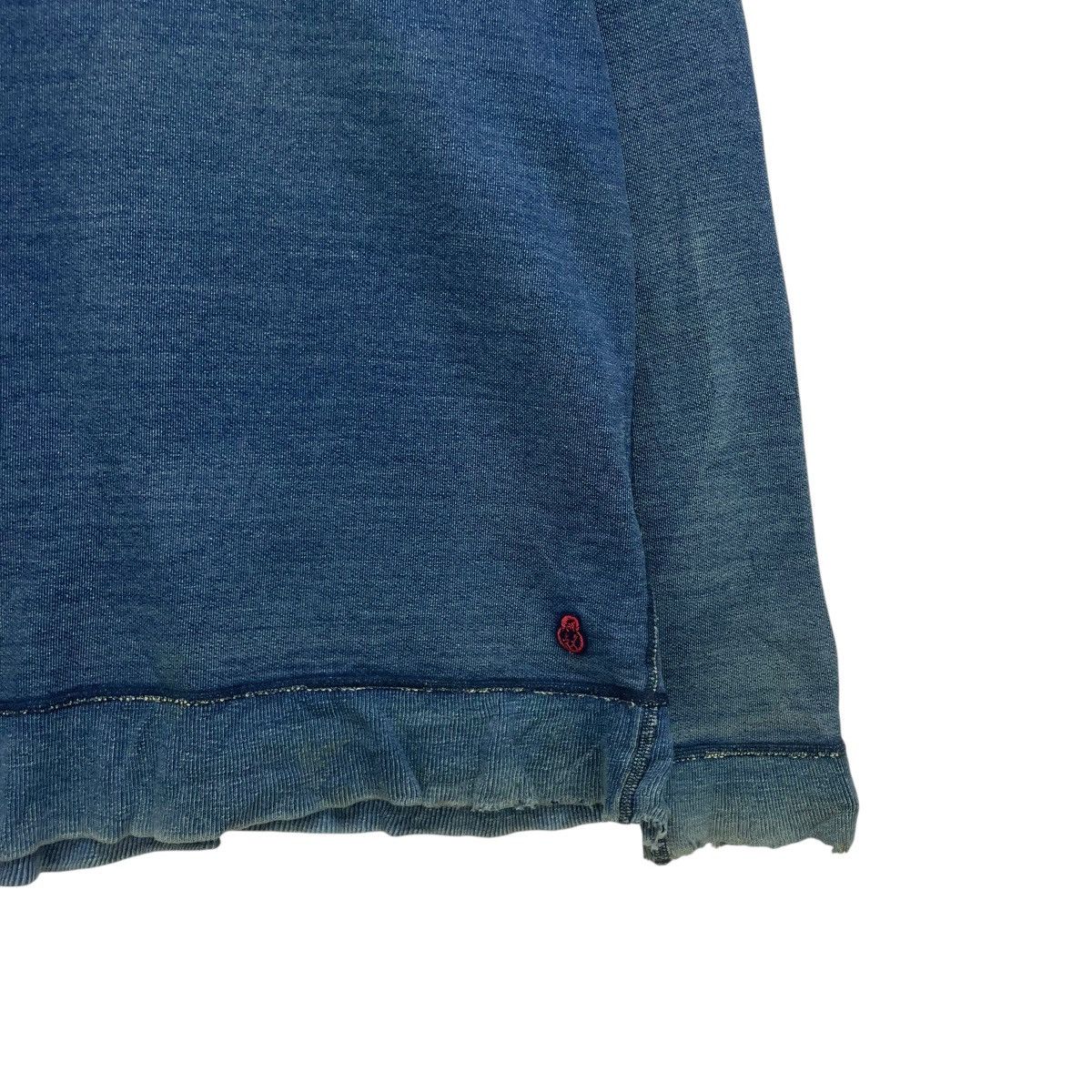 45rpm 💥Vintage Distressed Indigo Sweatshirt Pullover Crewneck Size US M / EU 48-50 / 2 - 11 Thumbnail