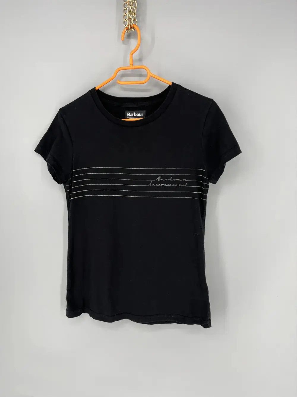 Barbour Vintage Y2K Barbour International T-shirt Streetwear Style Size S / US 4 / IT 40 - 4 Thumbnail