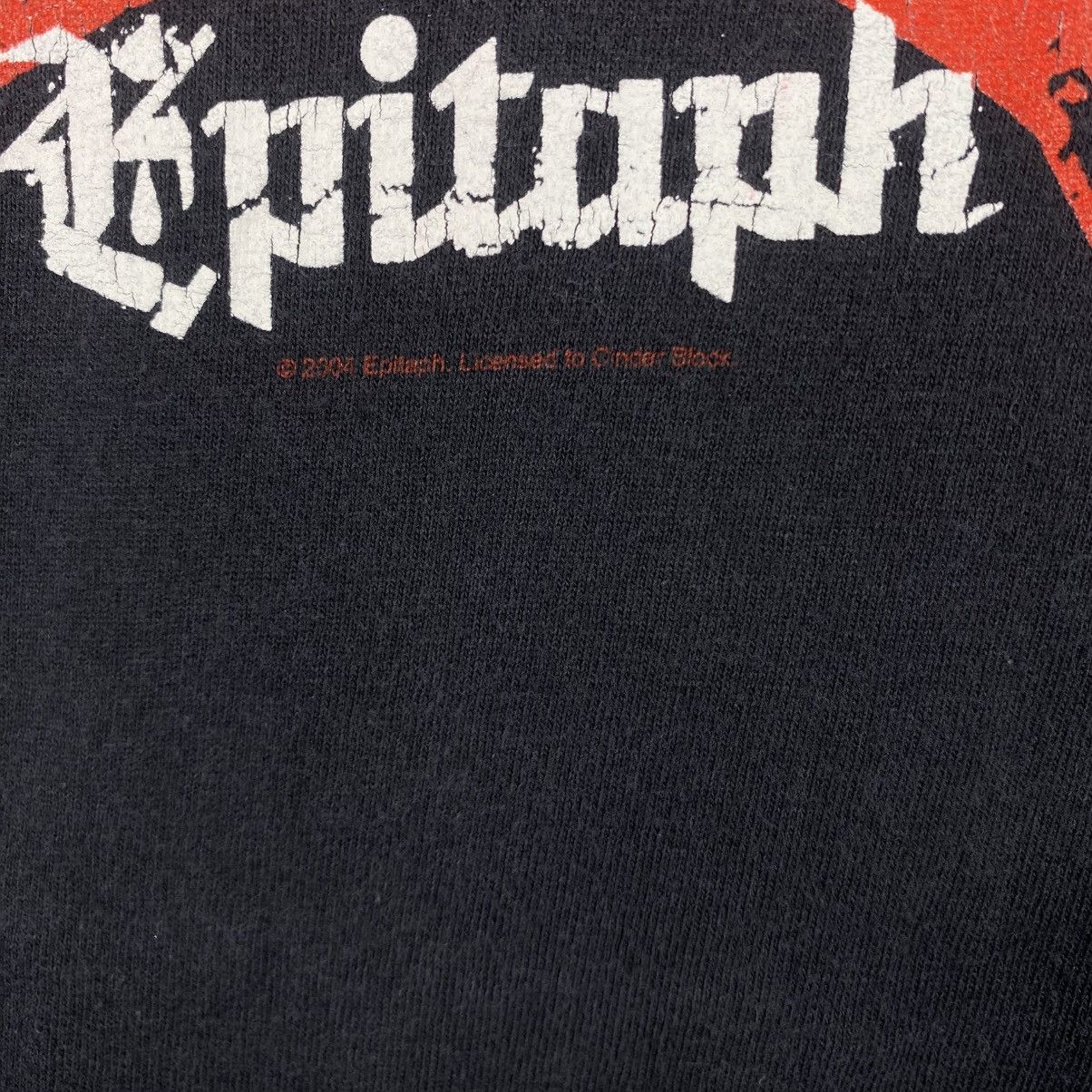 Band Tees Vintage 00's EPITAPH RECORDS Logo Graphic Tee Shirt Size US M / EU 48-50 / 2 - 2 Thumbnail