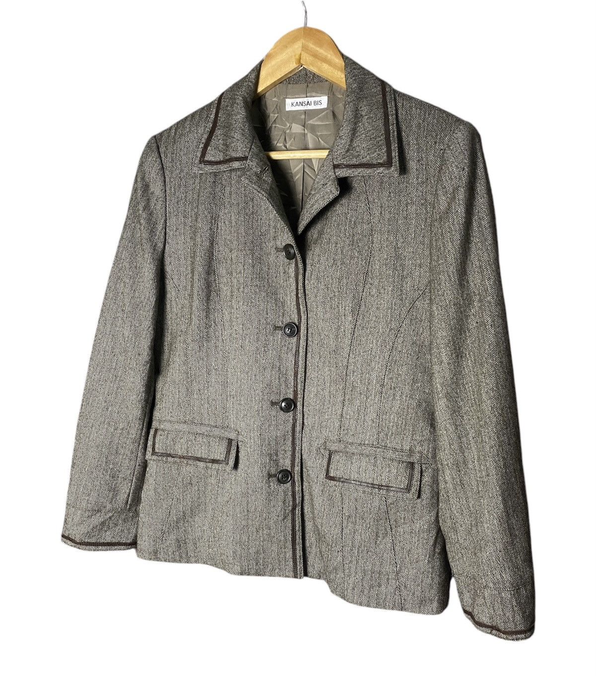 Designer × Kansai Yamamoto Kansai Bis by Kansai Yamamoto Button Coat Size 38R - 2 Thumbnail