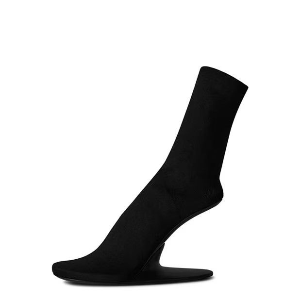 Balenciaga o1g2r1mq0924 100mm Ankle Boots in Black Size US 7 / IT 37 - 2 Thumbnail