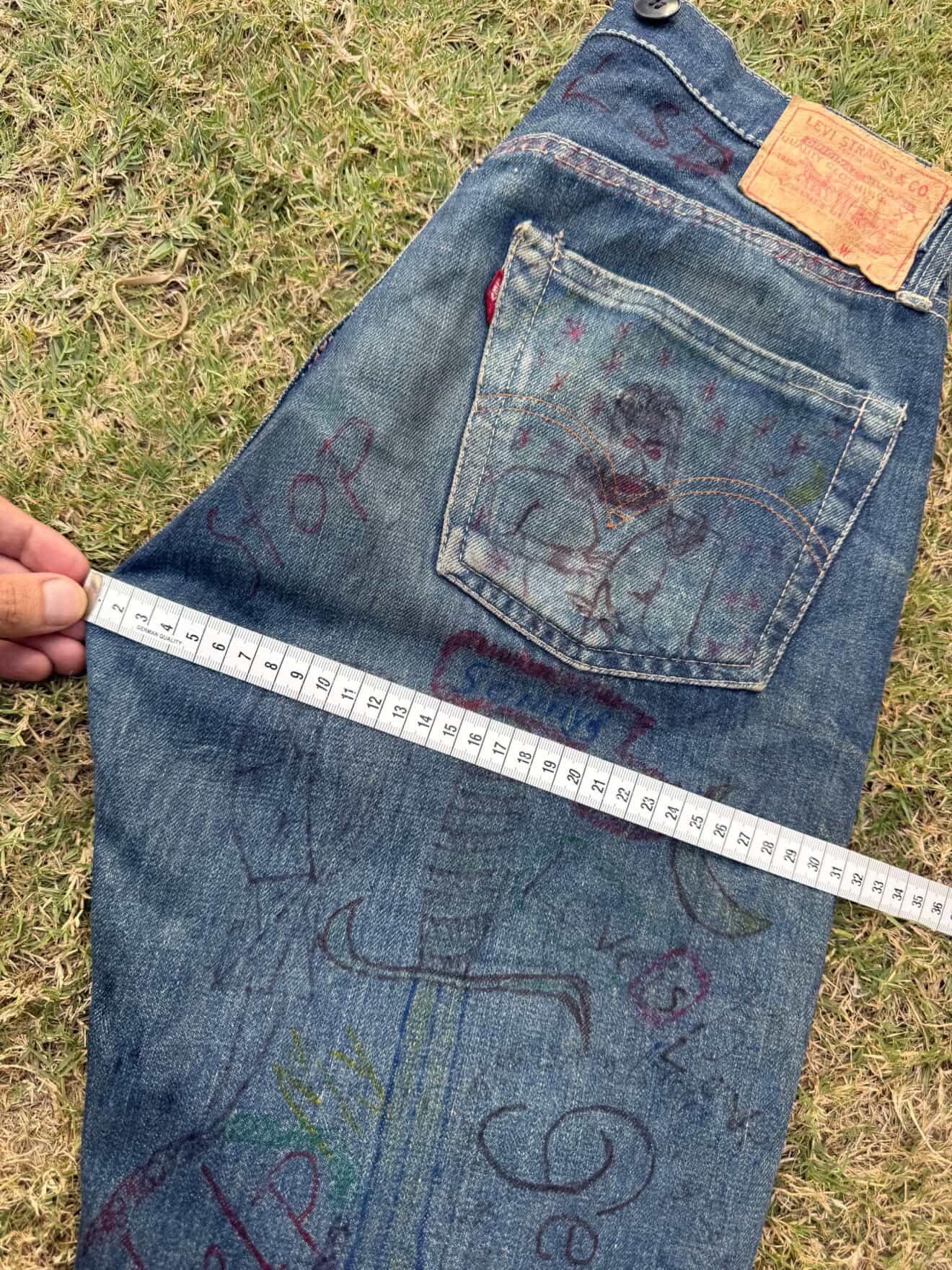 Levi's Vintage Clothing Vintage Levi’s 501 Redline Selvedge Jeans Late 1970s – 80s Size US 31 - 11 Thumbnail