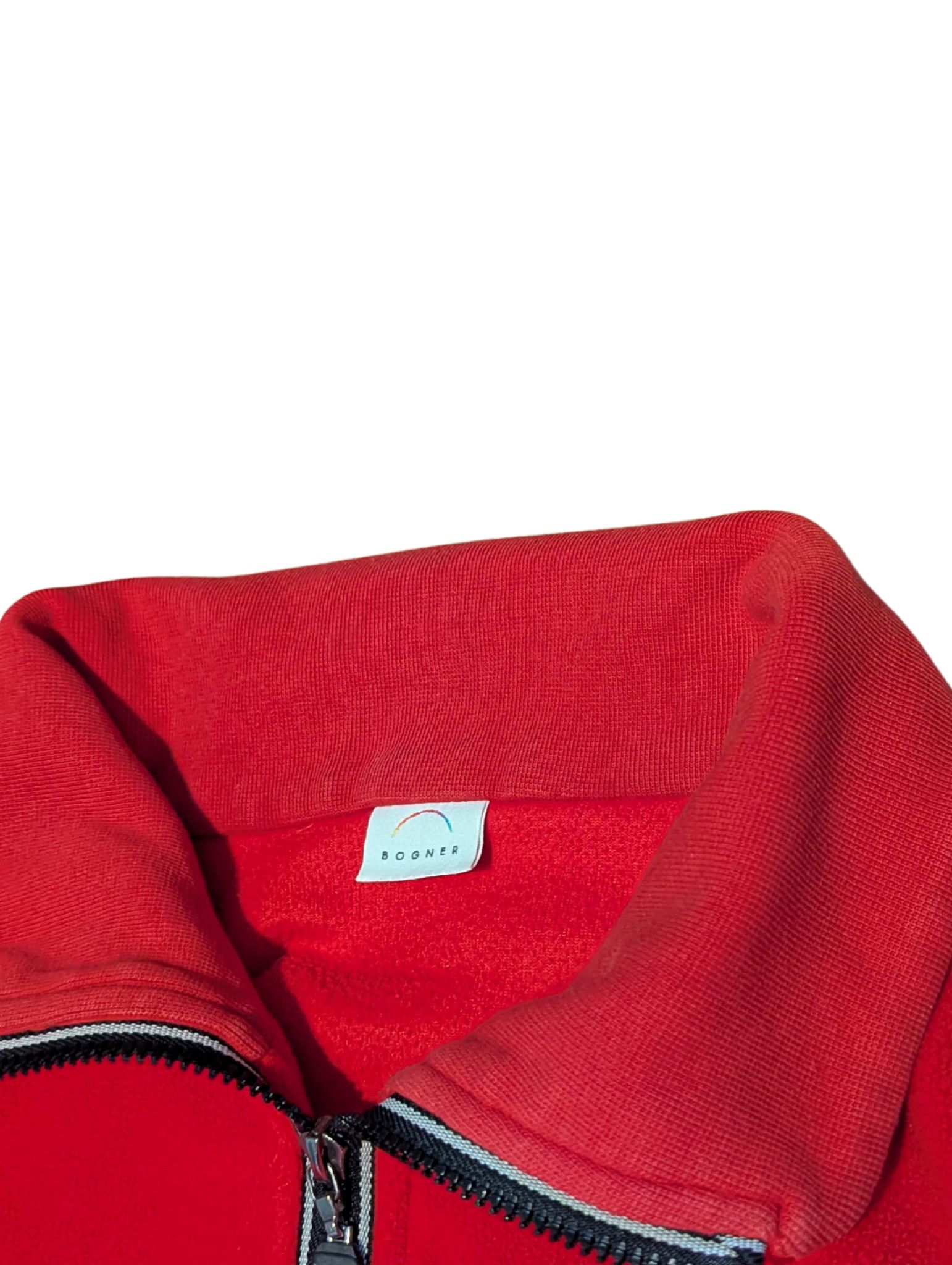 Bogner Vintage Bogner Fleece Half-Zip Pullover Red Size L Size US L / EU 52-54 / 3 - 6 Thumbnail