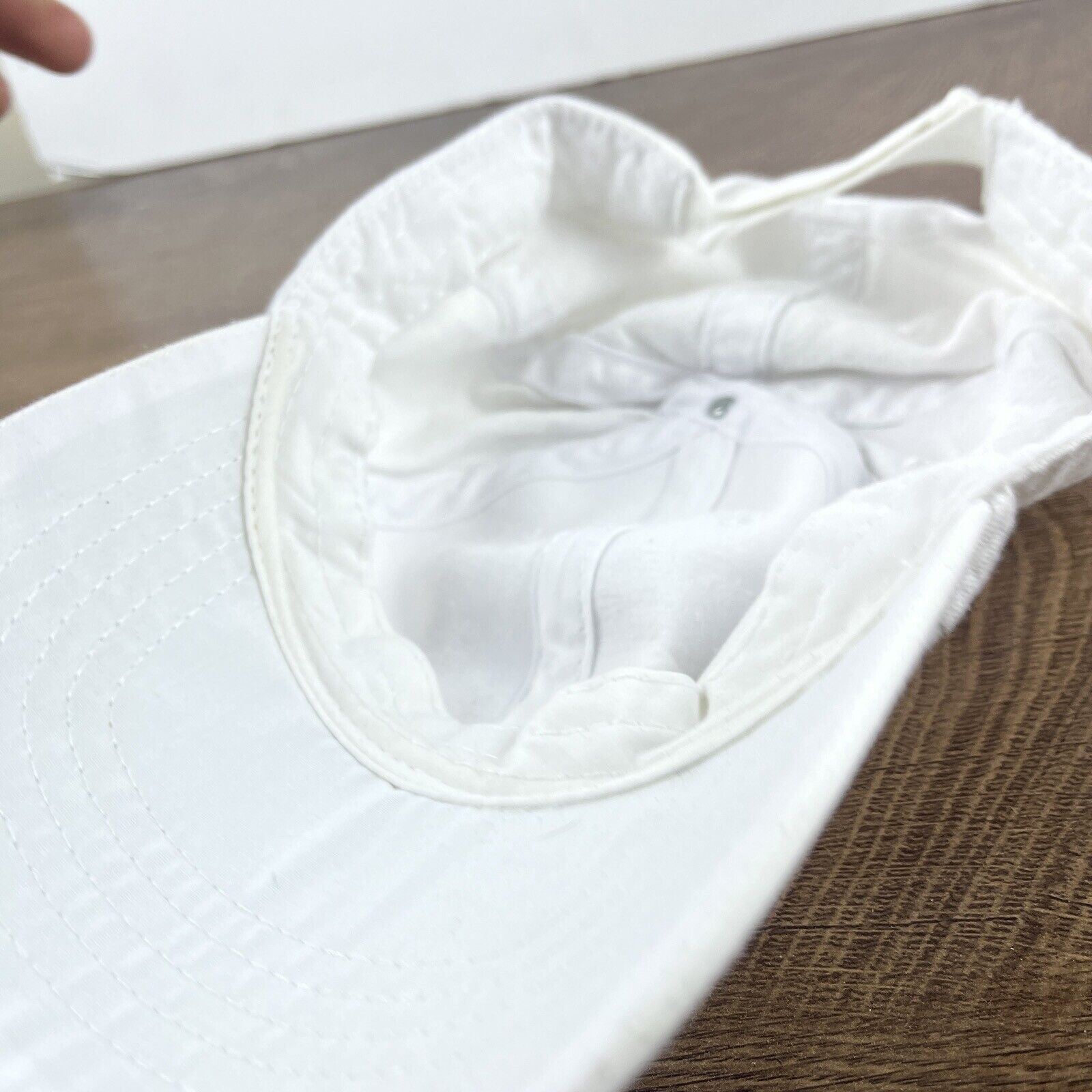 Other White Baseball Hat Plain White Hat Adjustable Adult Size Hat Size ONE SIZE - 12 Thumbnail