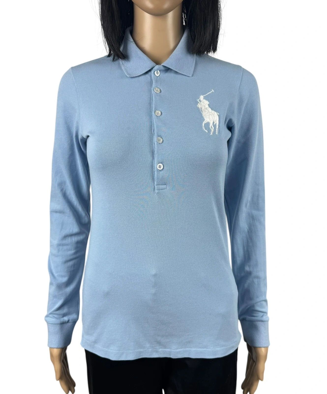 Ralph Lauren Ralph Lauren Vintage Colared Jumper Cotton Big Logo size M Size M / US 6-8 / IT 42-44 - 2 Thumbnail