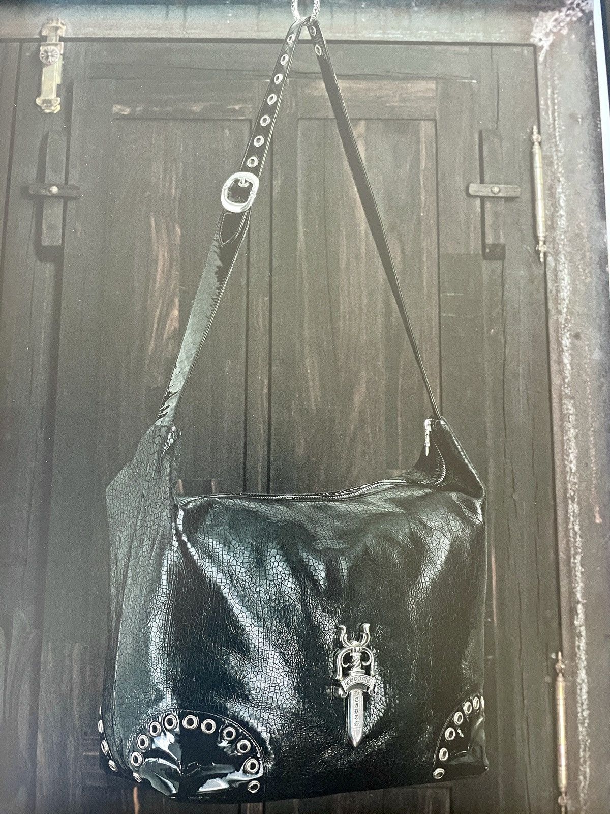 Chrome Hearts × Designer × Vintage Chrome Hearts black bag photo Poster framed 9x11 Size ONE SIZE - 2 Thumbnail