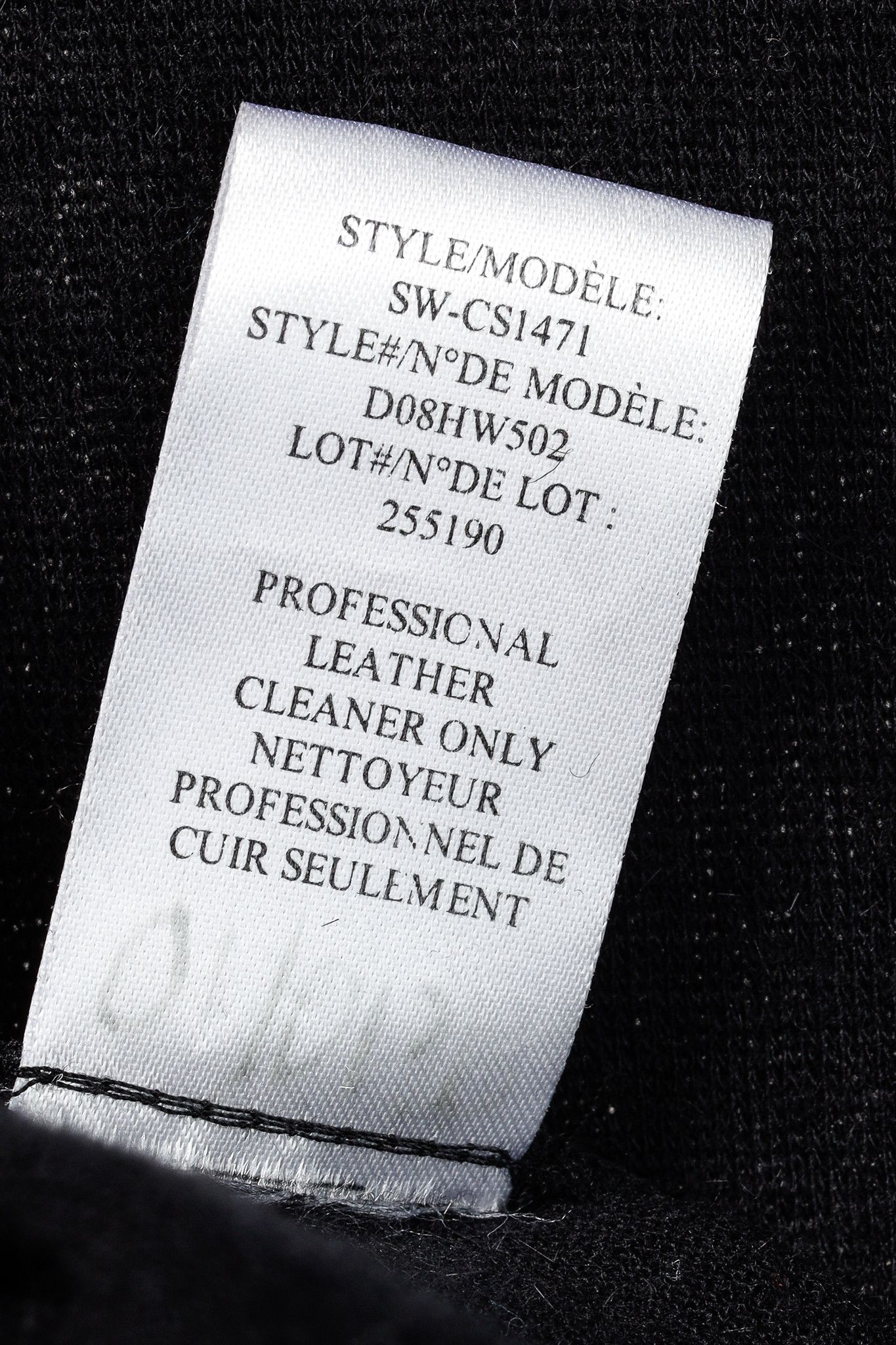 Helmut Lang Helmut Lang Black Angora Leather-Trim Cozy Long Sleeve Top Size S / US 4 / IT 40 - 10 Thumbnail
