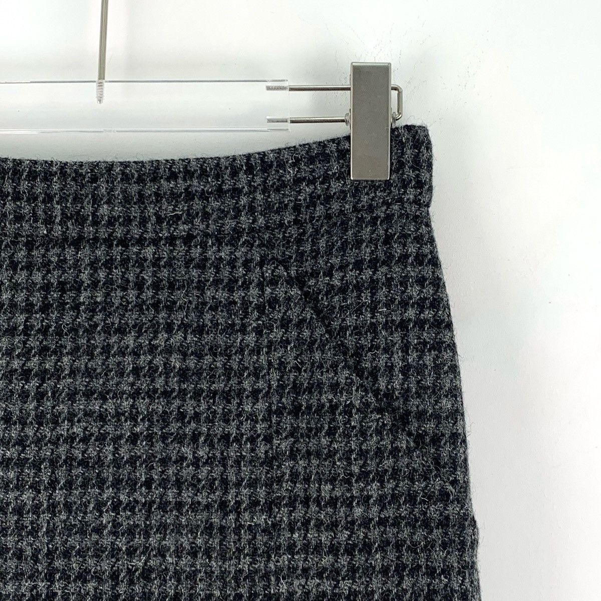 Chanel Chanel Color-blocked Houndstooth Wool Midi Skirt K26WX Size 25" / US 0 / IT 36 - 3 Thumbnail