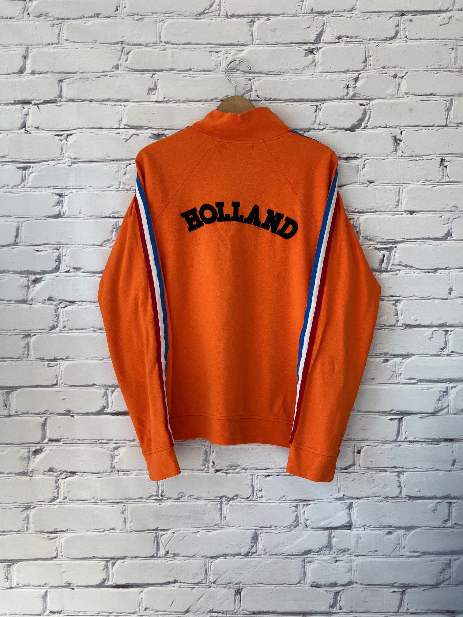 Vintage Vintage Holland Soccer Zip-Up Sweater Size US L / EU 52-54 / 3 - 3 Thumbnail