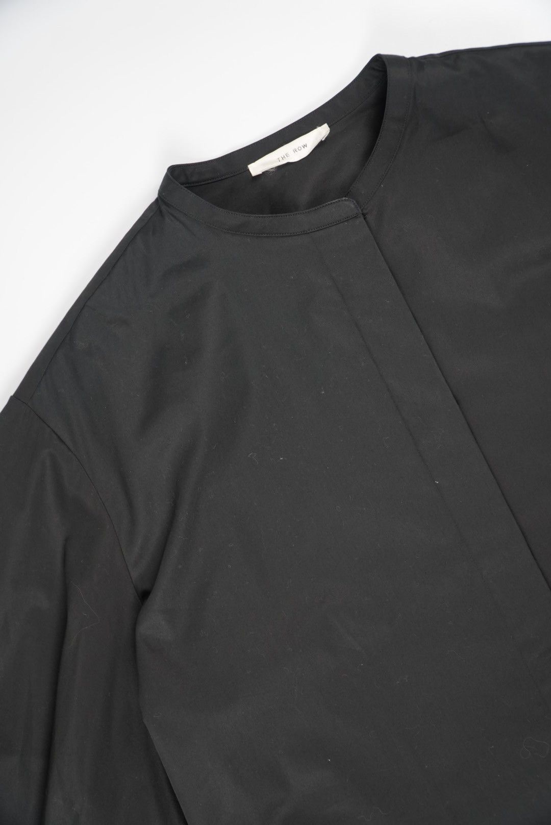 The Row The Row Collarless Black Short Sleeve Polo Size US S / EU 44-46 / 1 - 3 Thumbnail