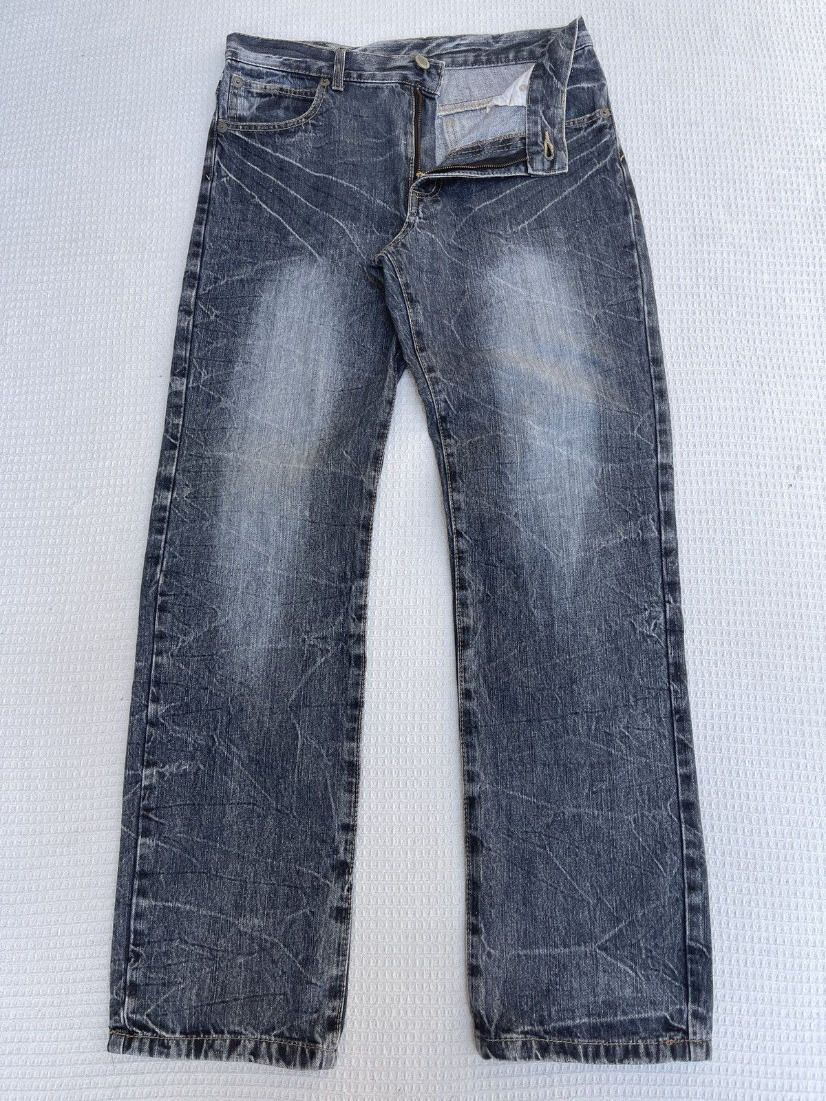 Hysteric Glamour Last Drop🔥Japanese Back & Forth Wings Since 1975 Denim Jeans Size US 32 / EU 48 - 3 Thumbnail