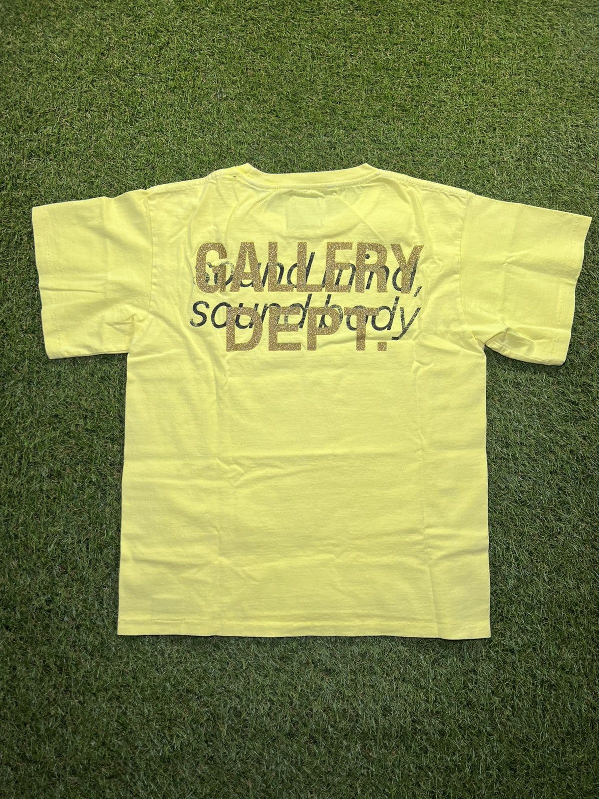 Asics × Gallery Dept. Gallery Dept. x Asics T-shirt Yellow Size Small Size US S / EU 44-46 / 1 - 2 Thumbnail