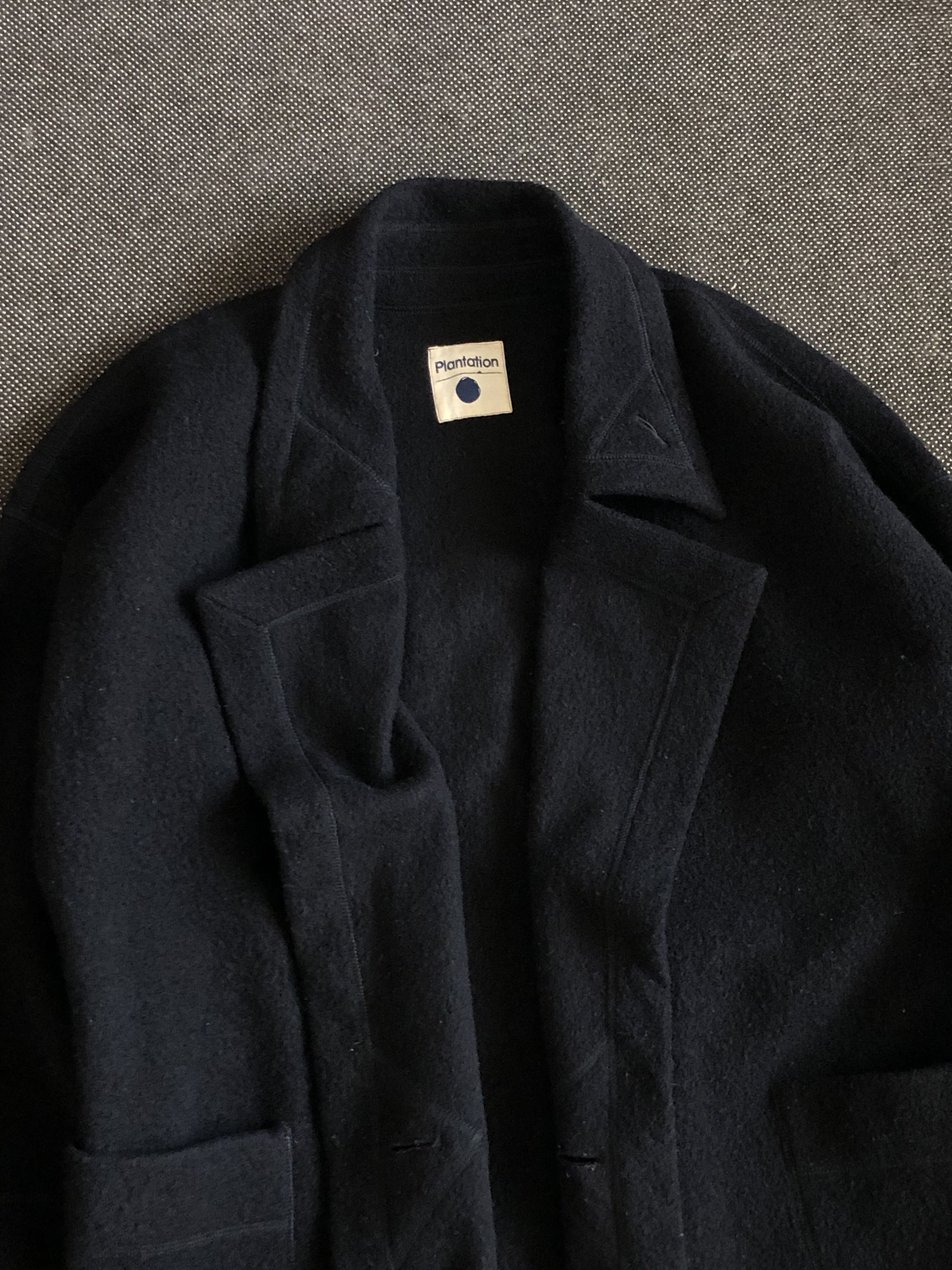Issey Miyake RARE🔥AW1998 ISSEY MIYAKE PLANTATION OVERSIZE WOOL OVERCOAT Size US L / EU 52-54 / 3 - 6 Thumbnail