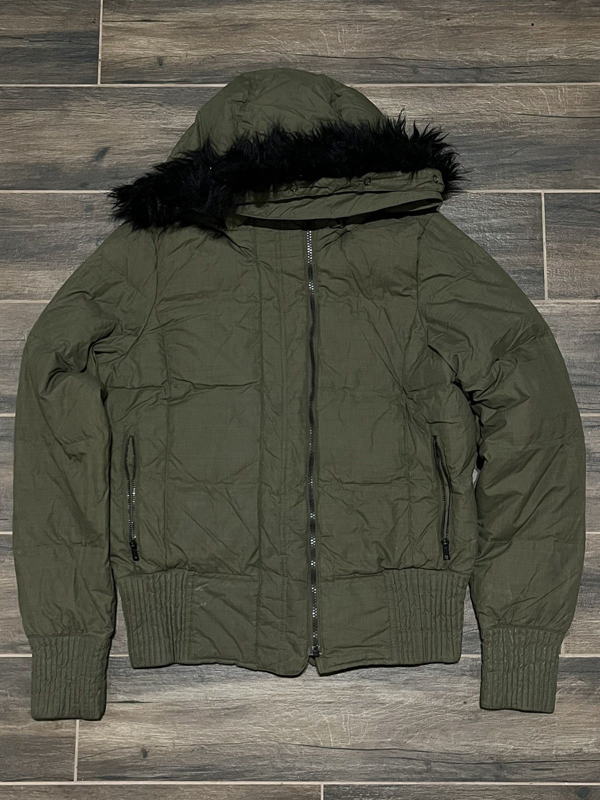 Nike × Vintage VINTAGE NIKE PUFFER DOWN SNOW JACKET FUR Size L / US 10 / IT 46 - 1 Thumbnail