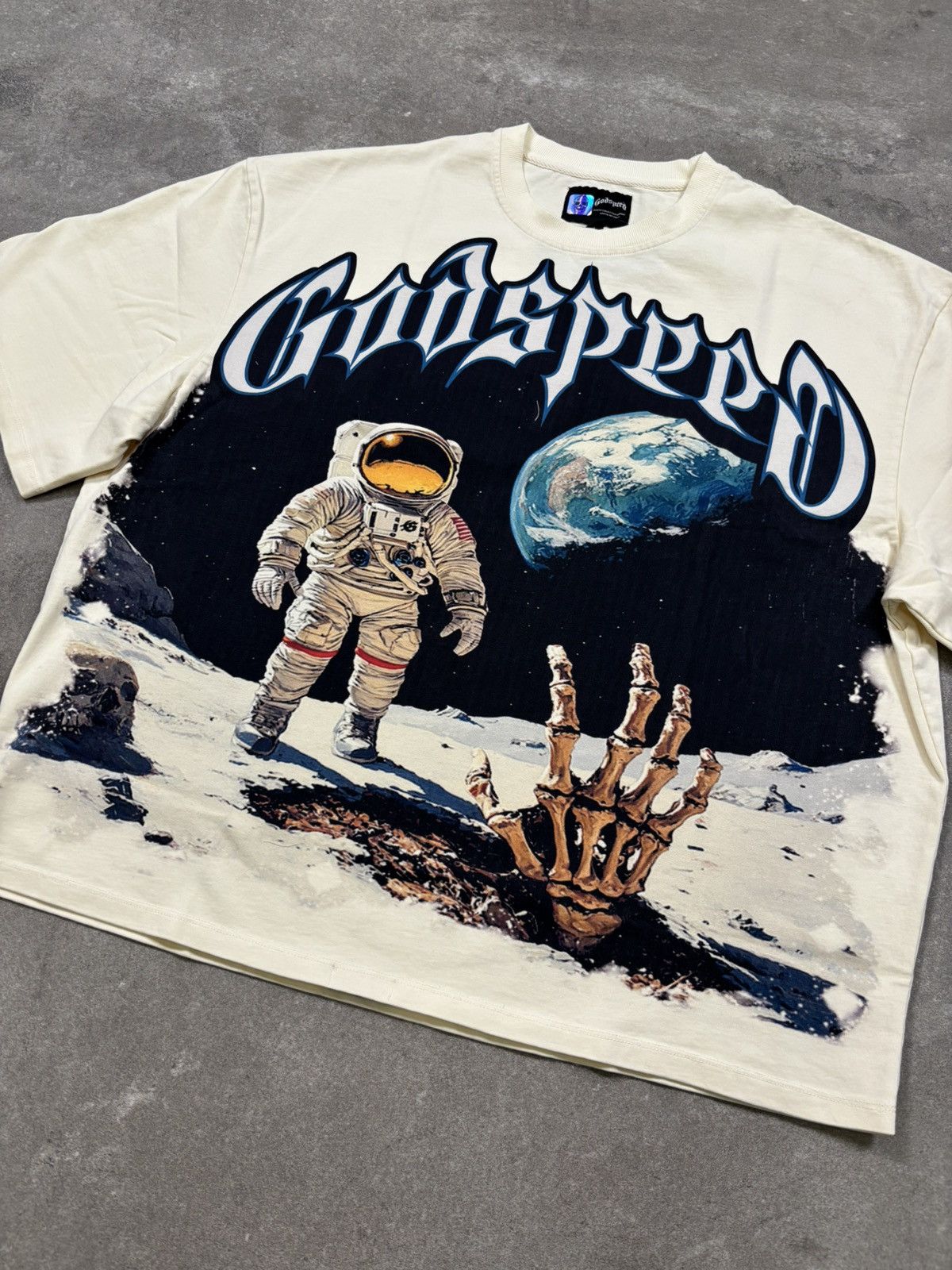 Godspeed Godspeed First Contact T-Shirt, Cream Size US S / EU 44-46 / 1 - 4 Thumbnail