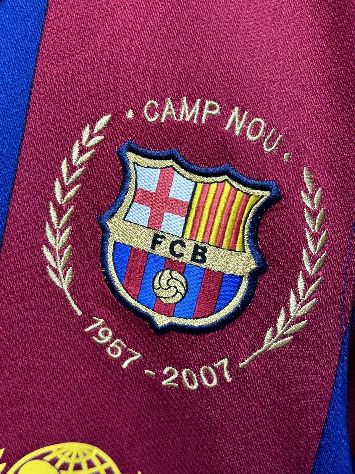Vintage Vintage Nike Barcelona 2007 2008 Football Soccer Jersey Size US S / EU 44-46 / 1 - 5 Thumbnail