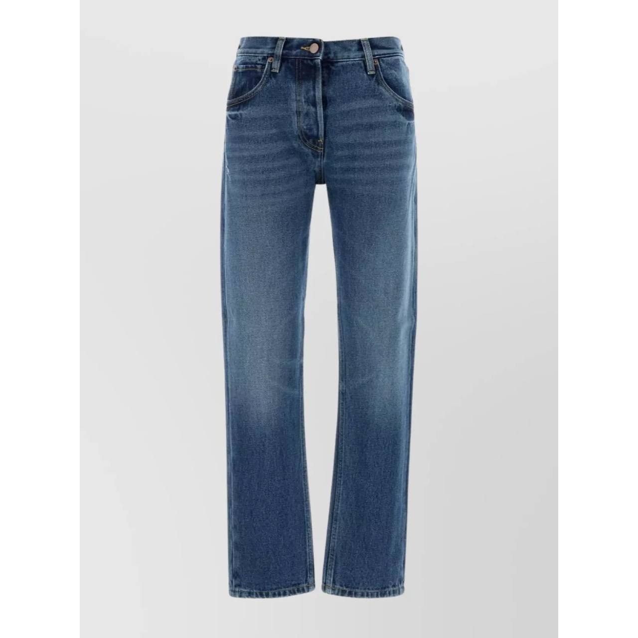 Prada Prada Wide-Leg Denim Jeans Sz. 25 Size 25" / US 0 / IT 36 - 7 Thumbnail