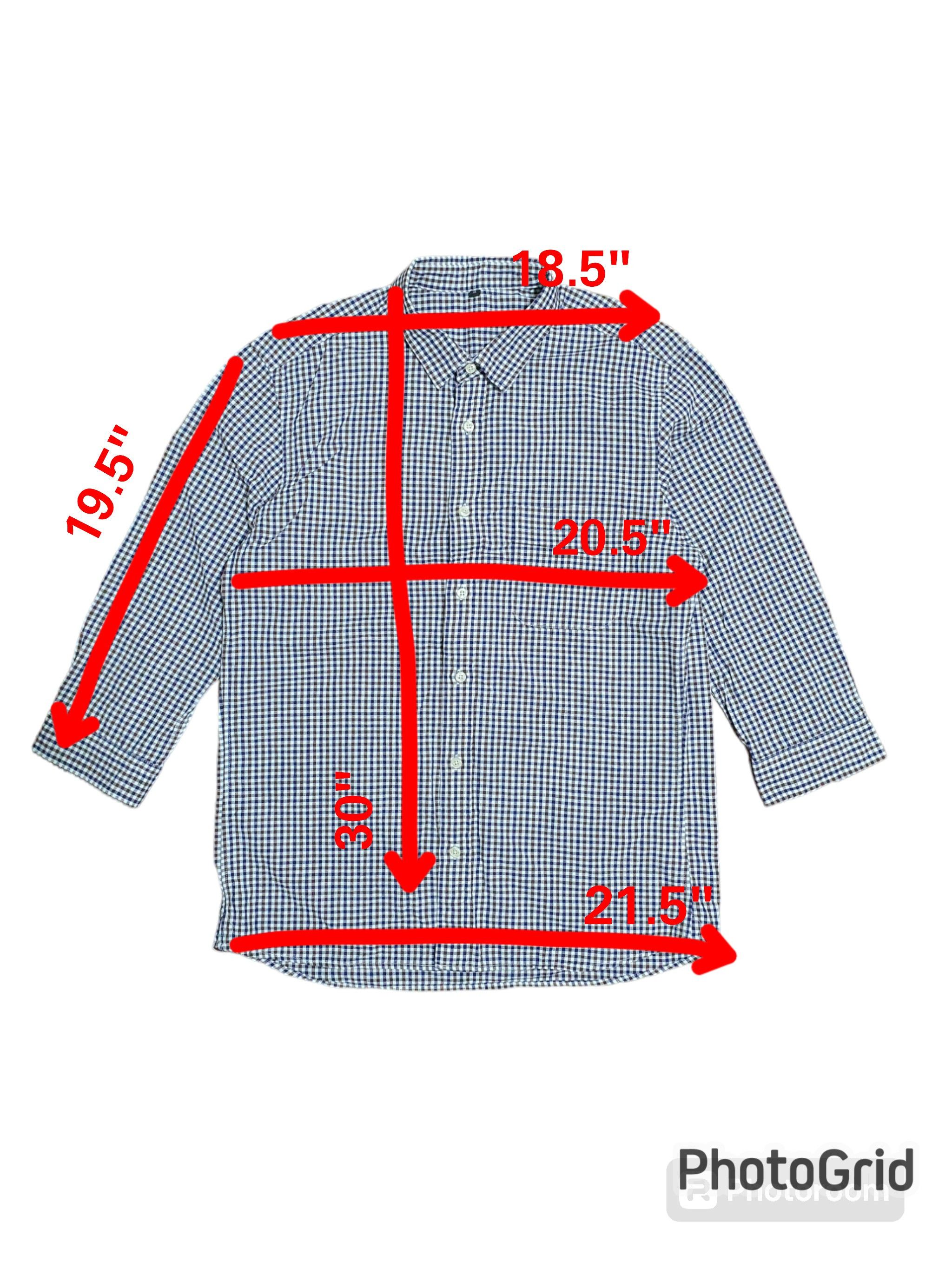 Japanese Brand × Muji MUJI 20.5/30 CHECKED SHIRT Size US XL / EU 56 / 4 - 7 Thumbnail