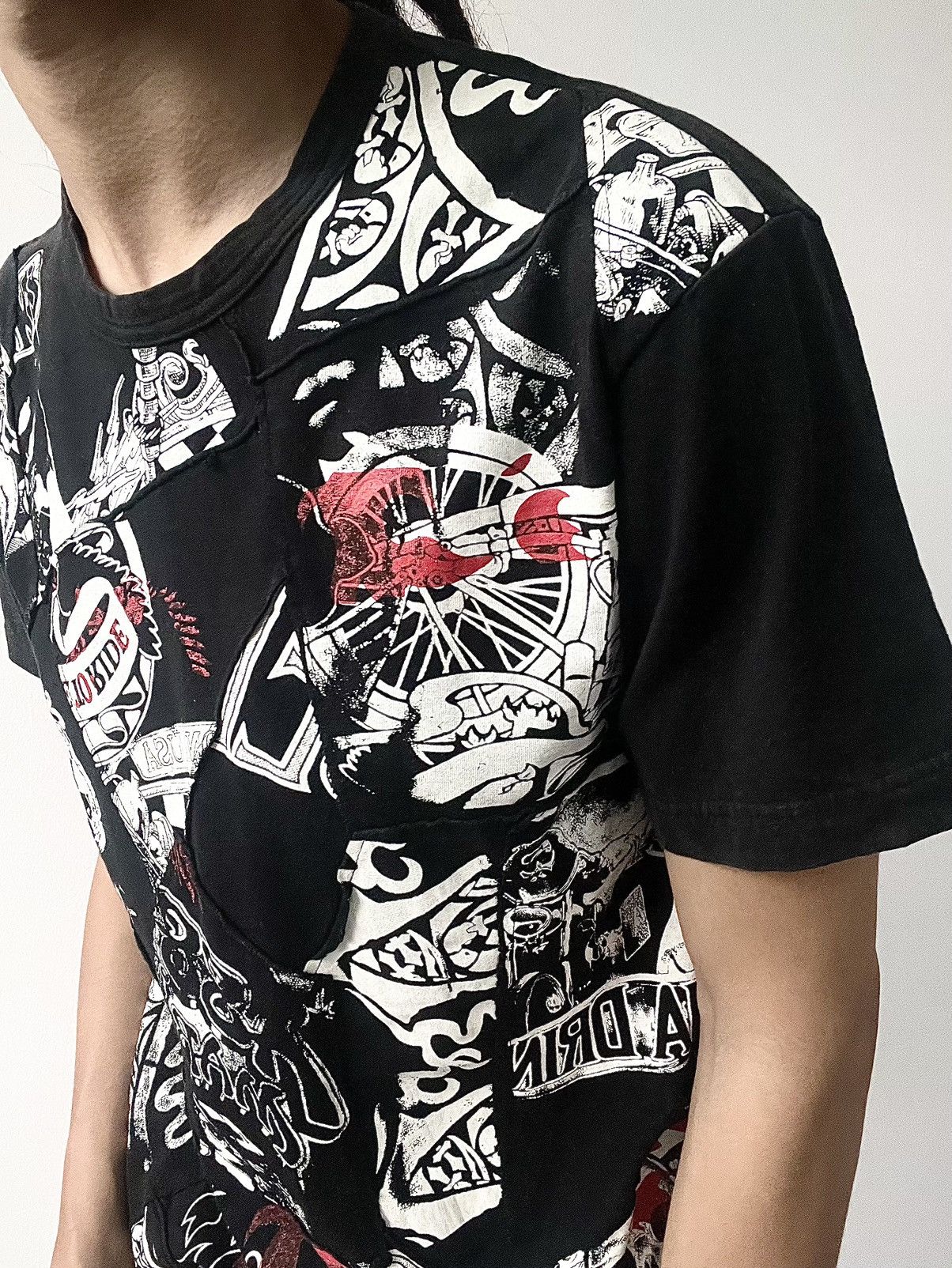 Comme des Garcons Junya Wanatabe X Comme Des Garcons Patchwork Tee Size US M / EU 48-50 / 2 - 7 Thumbnail